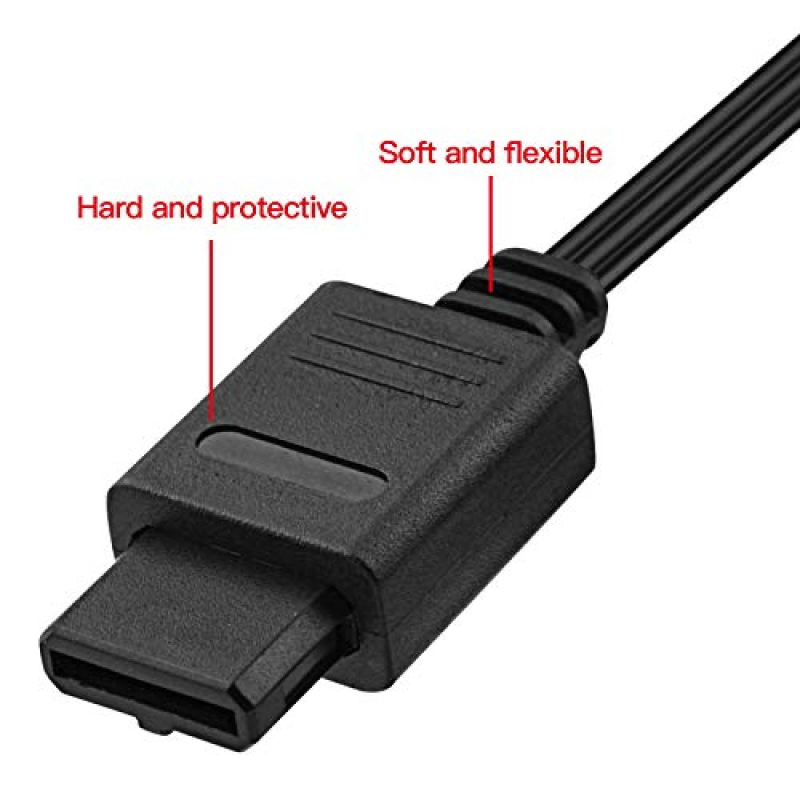 Cable Poder NOVEMS AV Compatible Consolas Videojuegos -Negro