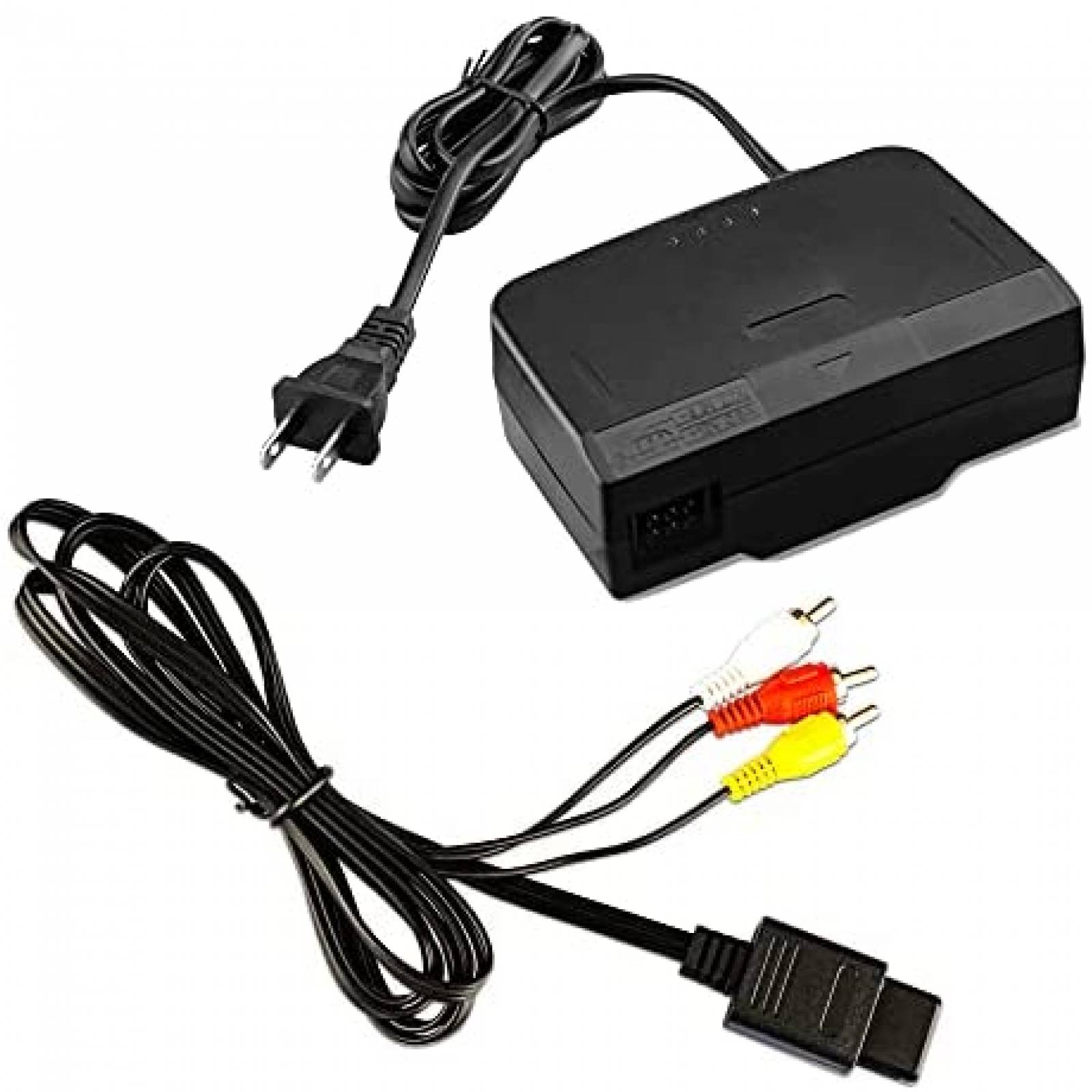 Cable Alimentador Xahpower Compatible con Nintendo 64 -Negro