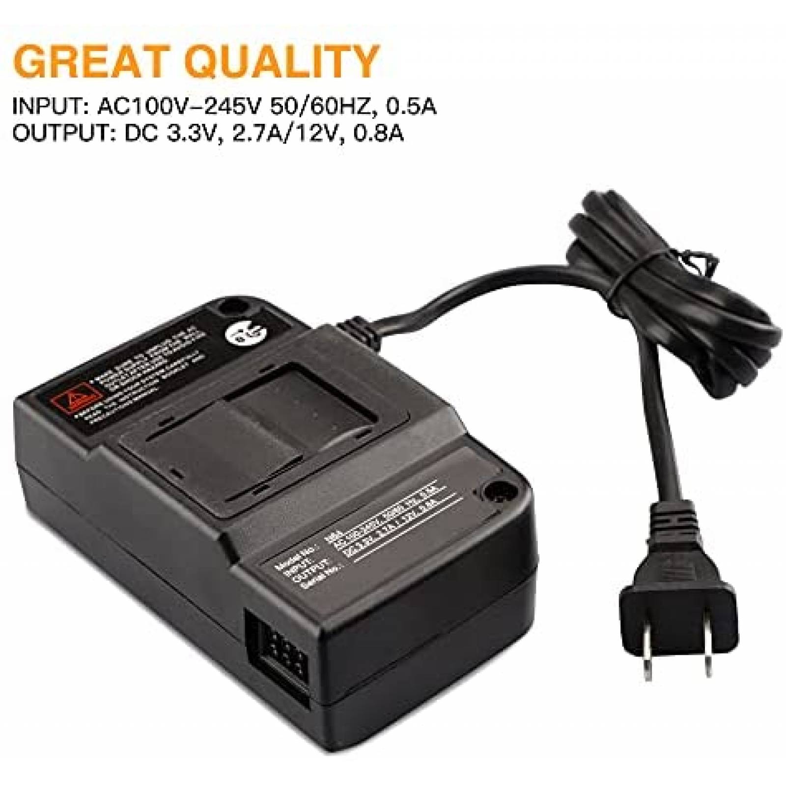 Cable Alimentador Xahpower Compatible con Nintendo 64 -Negro