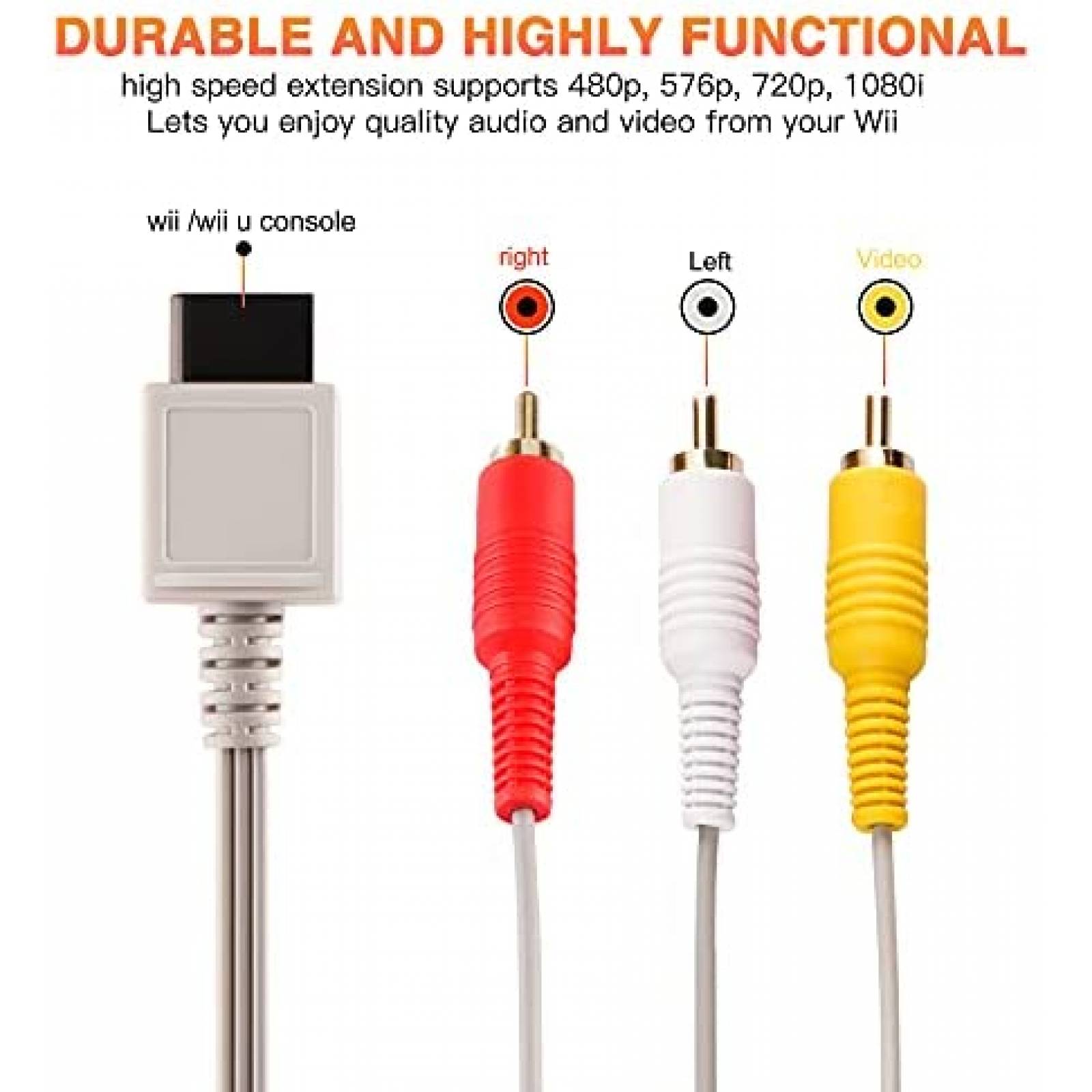 Kit Accesorios Xahpower Compatible Con Nintendo Wii -Blanco