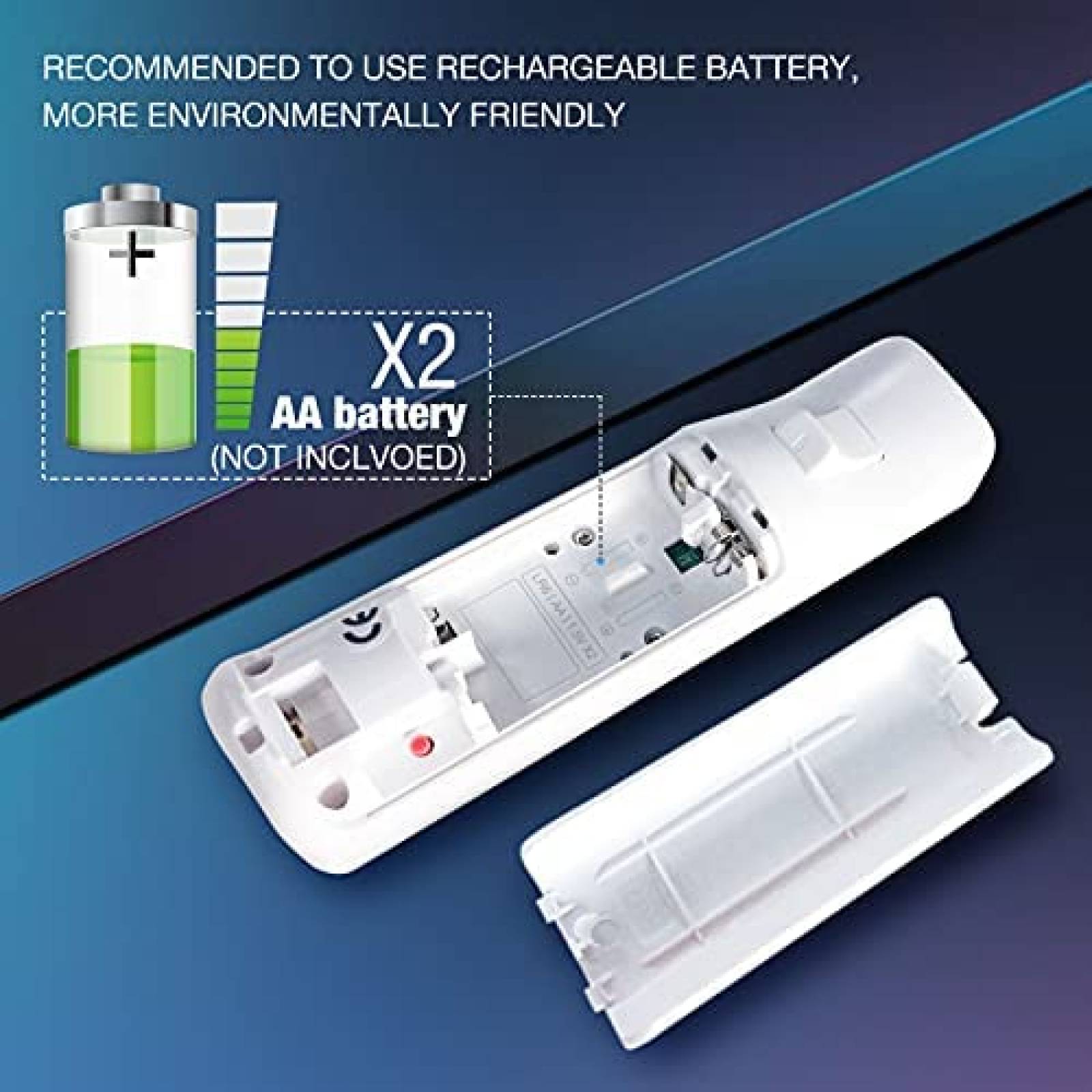 Control Gaming Y-Team Wii Remote Gamepad Nintendo -Blanco