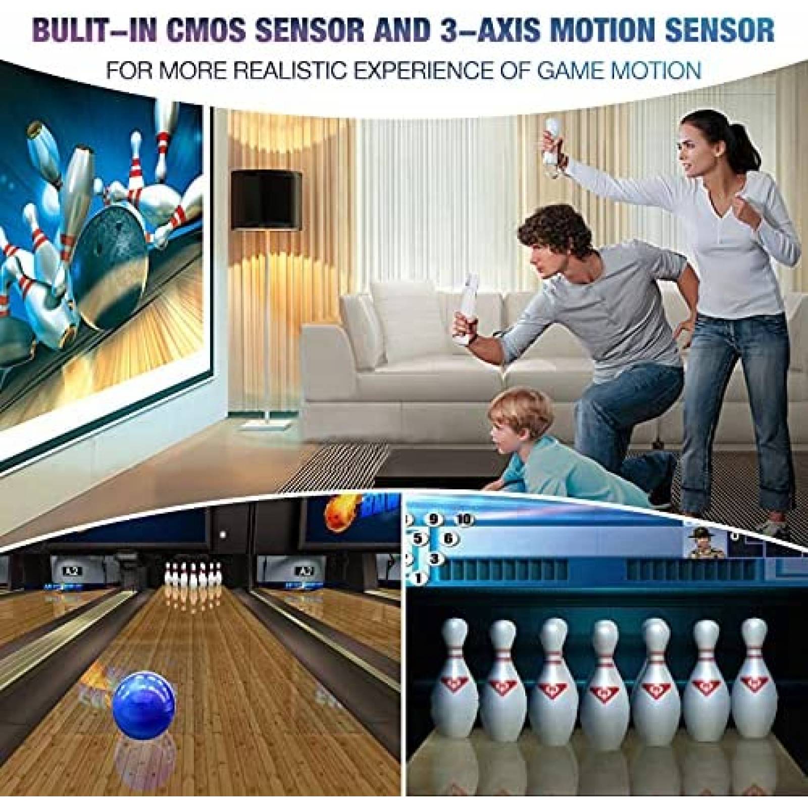 Control Gaming Y-Team Wii Remote Gamepad Nintendo -Blanco