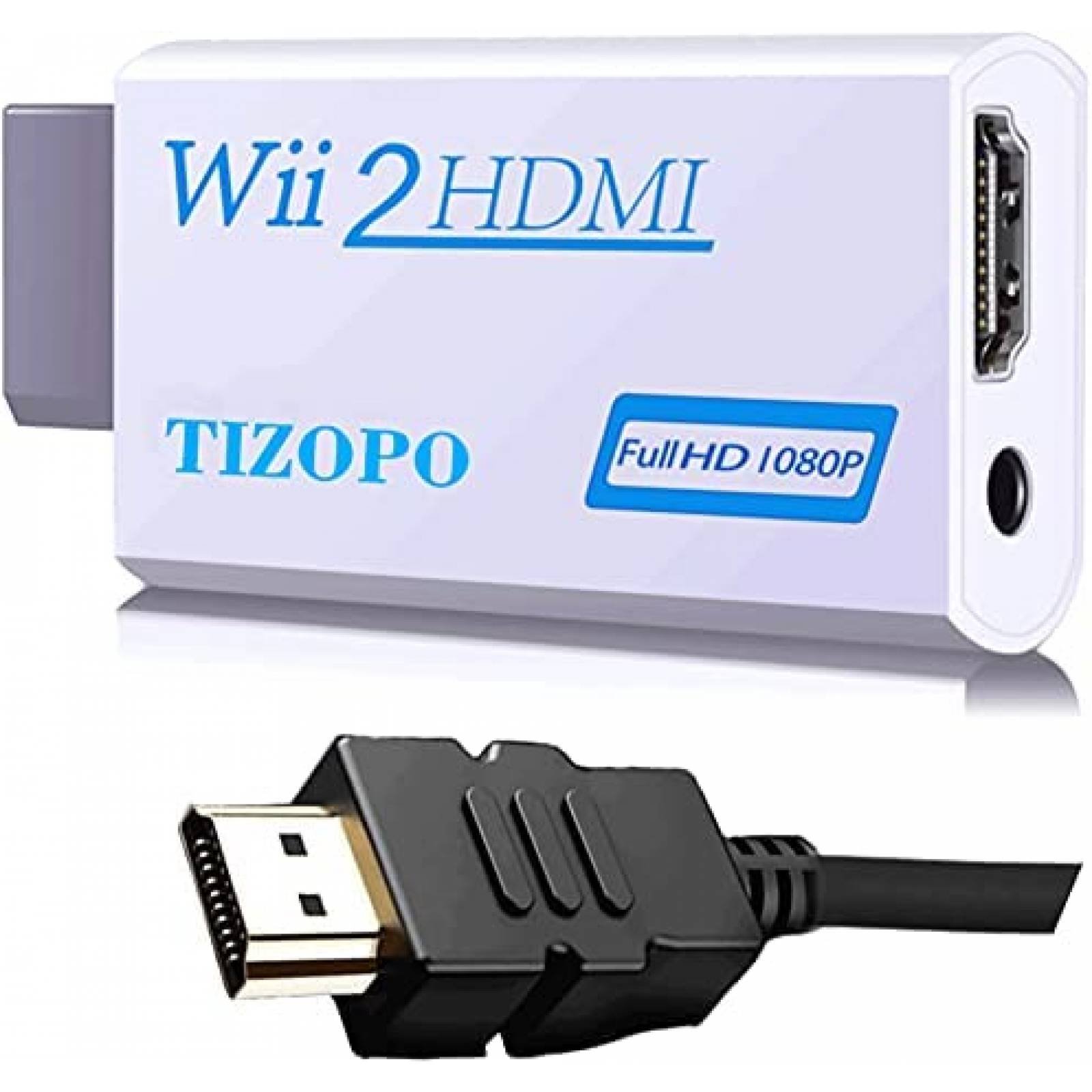Adaptador de Wii para HDMI 1080p Blanco