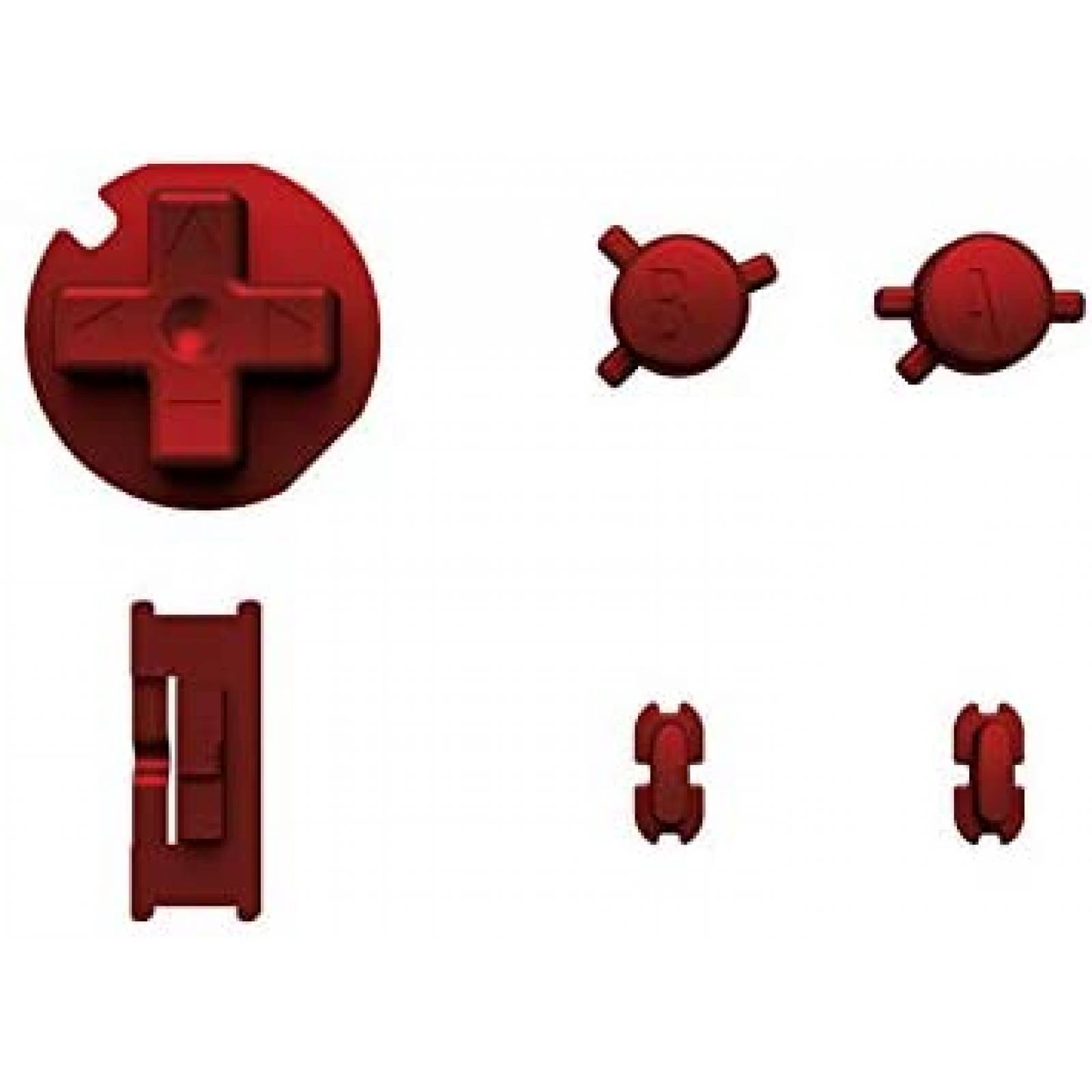 Botones eXtremeRate para Consola Gameboy Color GBC -Rojo