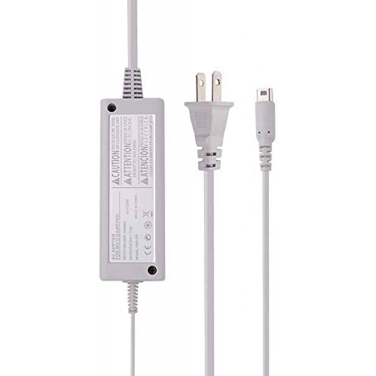 Cargador de Consola Xahpower AC para Nintendo Wii U -Gris