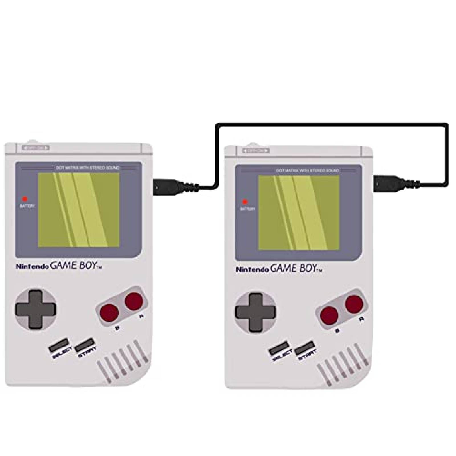 Pack cargador Gameboy Advance SP Ullnosoo x2 -Negro