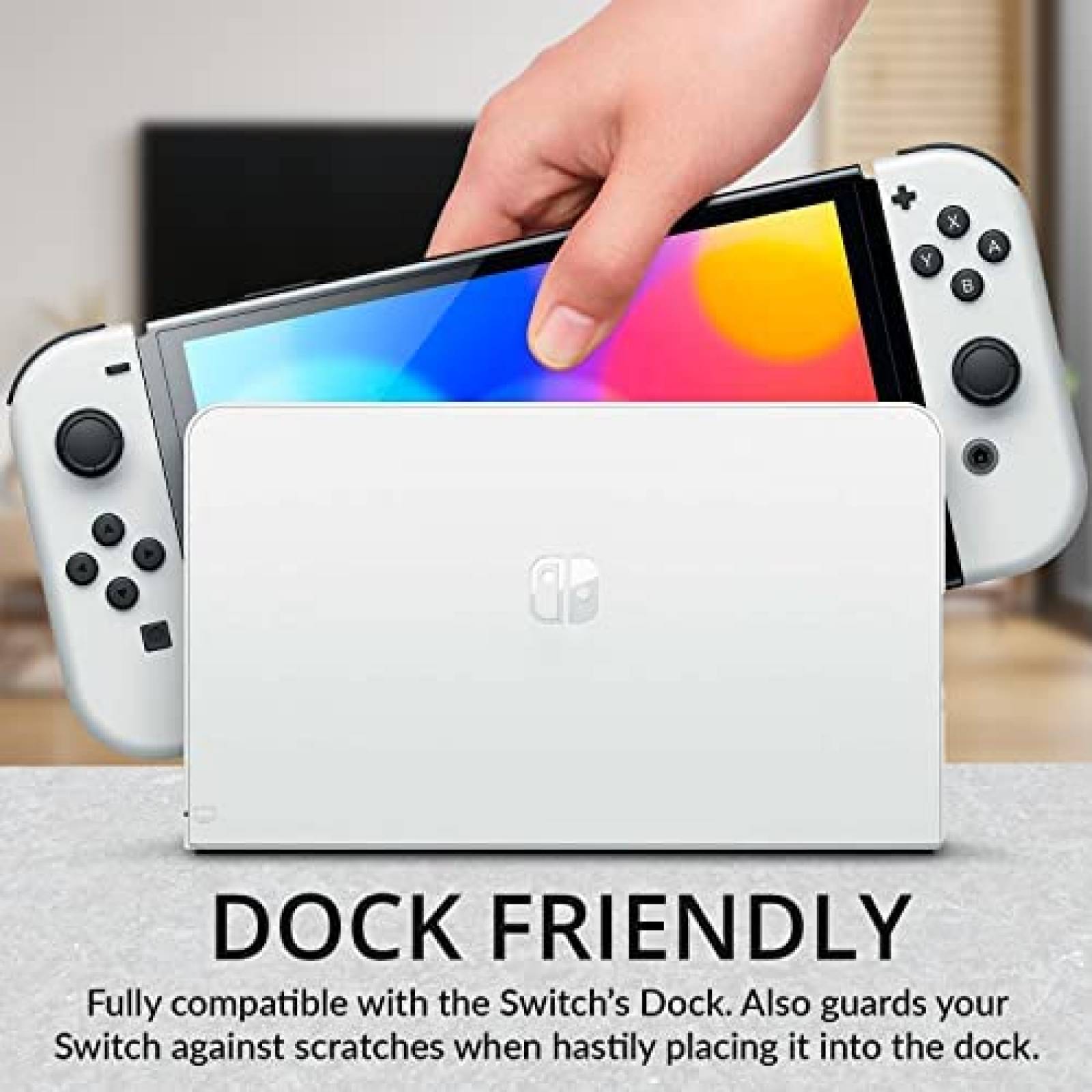 Protector de Pantalla Orzly para Nintendo Switch 4 Pzs