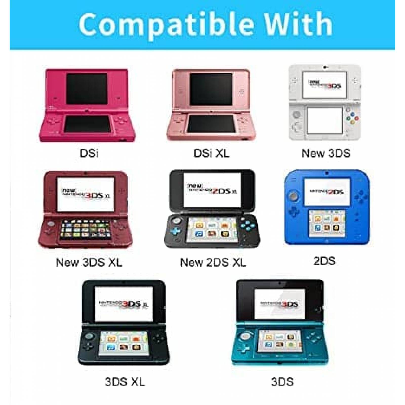 Cargador AC Universal Trenro para Nintendo 3DS -Gris