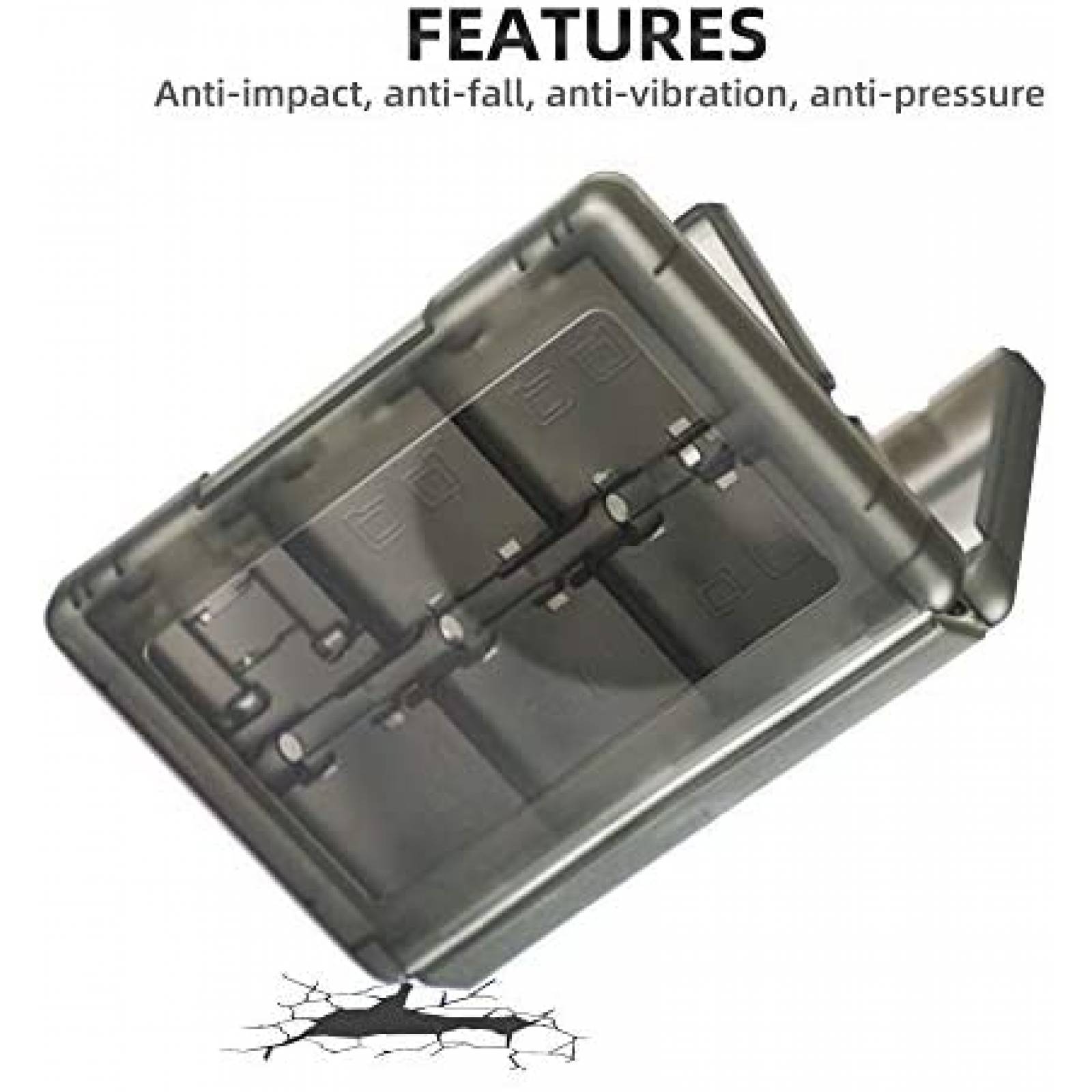 Estuche Xahpower para Tarjetas de Juego 3DS -Negro