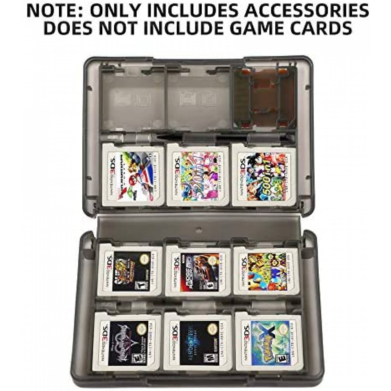 Estuche Xahpower para Tarjetas de Juego 3DS -Negro