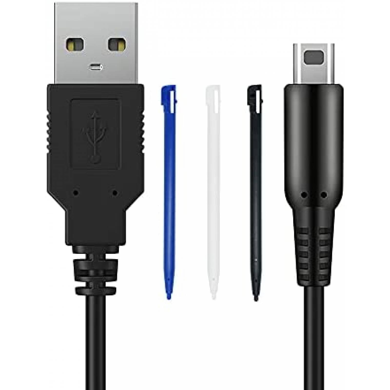 Cable Cargador CSTESVN 3.9ft USB Incluye 3 Stylus para DSi