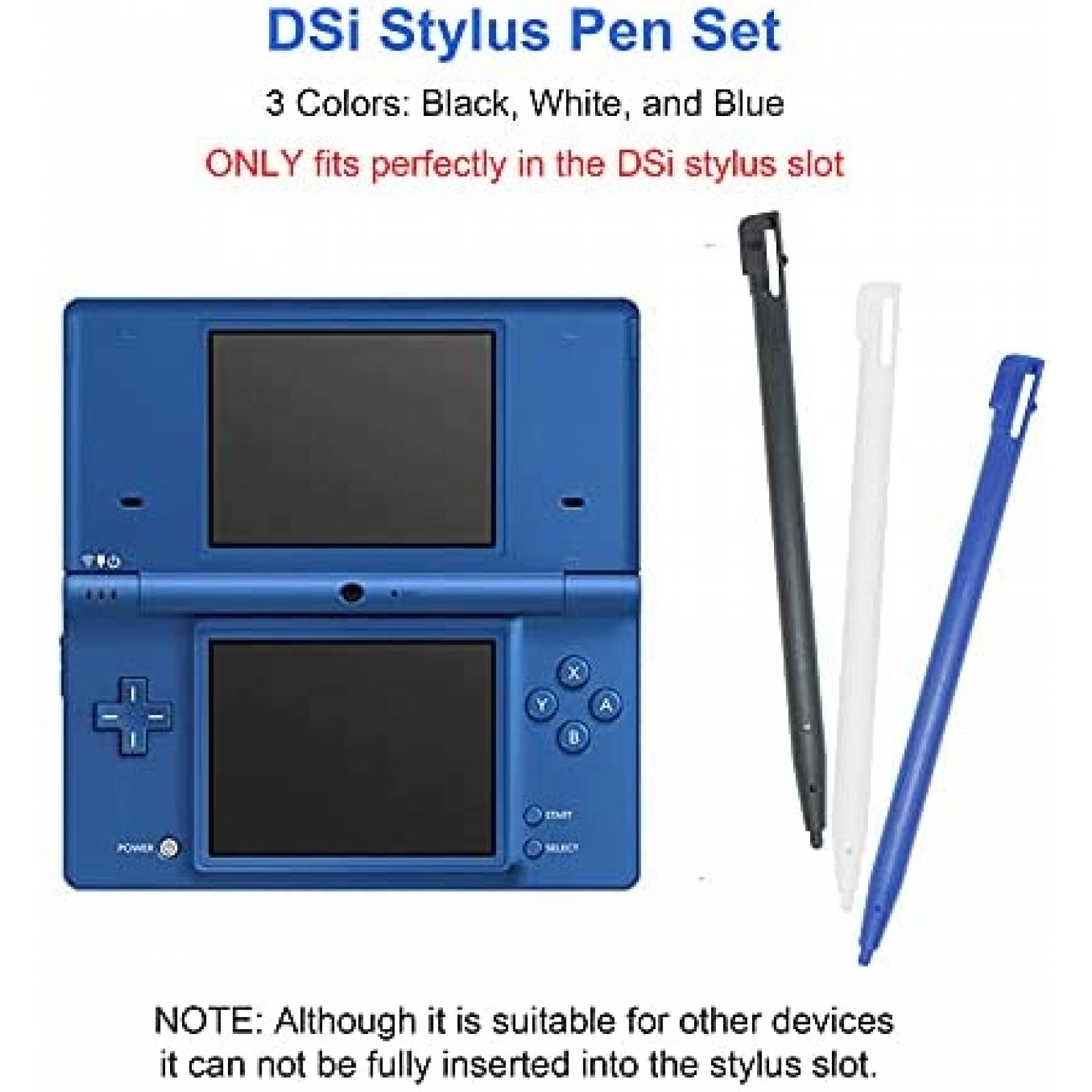 Cable Cargador CSTESVN 3.9ft USB Incluye 3 Stylus para DSi