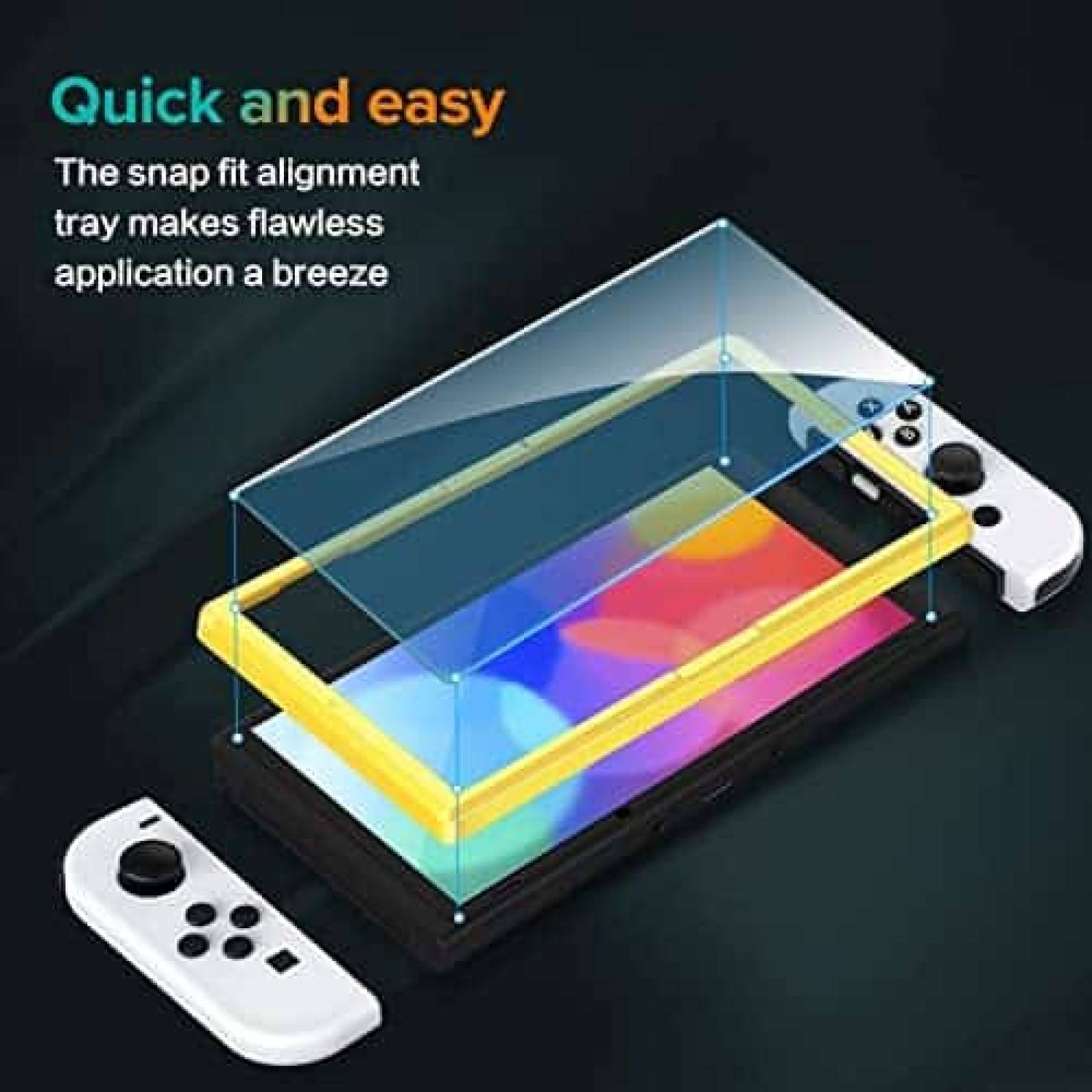 Protector de Pantalla iVoler para Nintendo Switch 4 Pzs