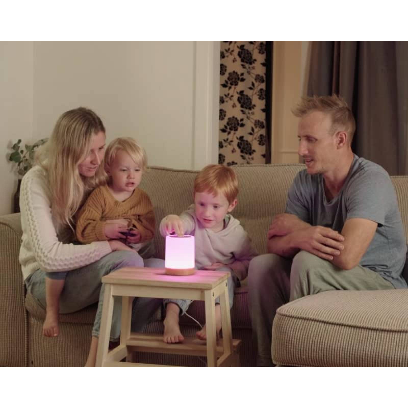 Lampara de Amistad a Distancia LuvLink RGB 2 pzs -Cafe