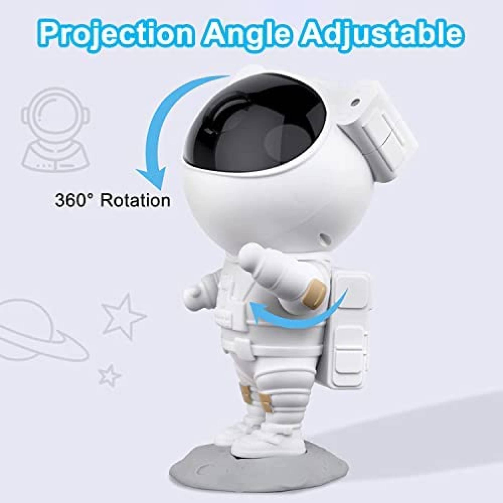 Lampara Proyector Cynlink Astro Alan Luz de galaxia -Blanco