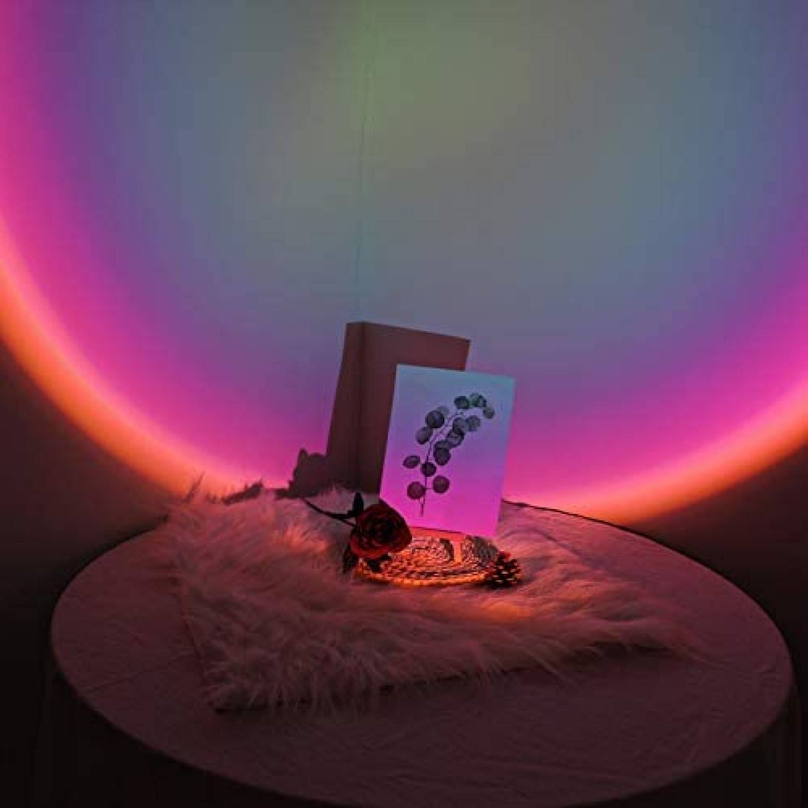 Lampara Proyector Esova de 180 Luz Tipo Arco iris -Negro