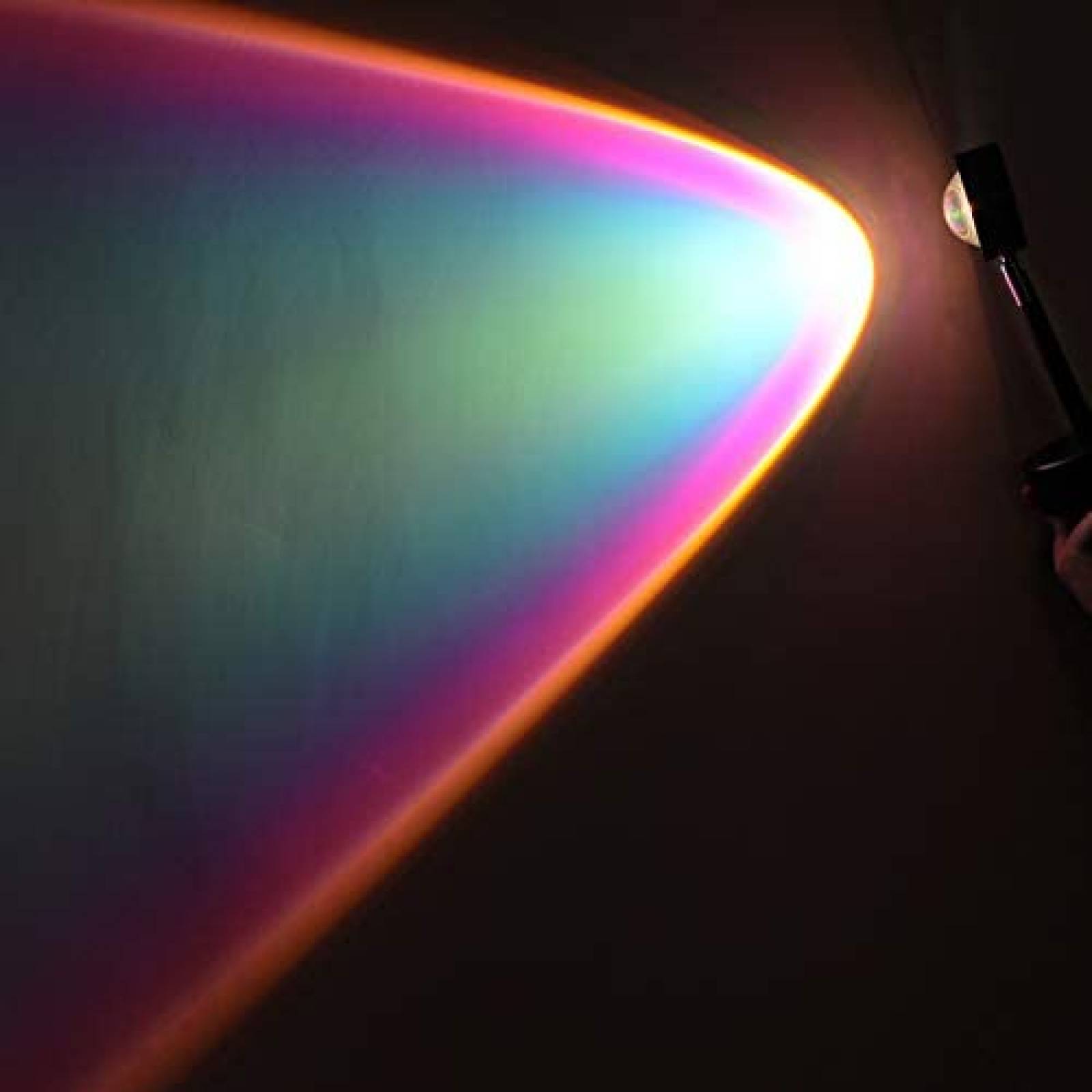 Lampara Proyector Esova de 180 Luz Tipo Arco iris -Negro