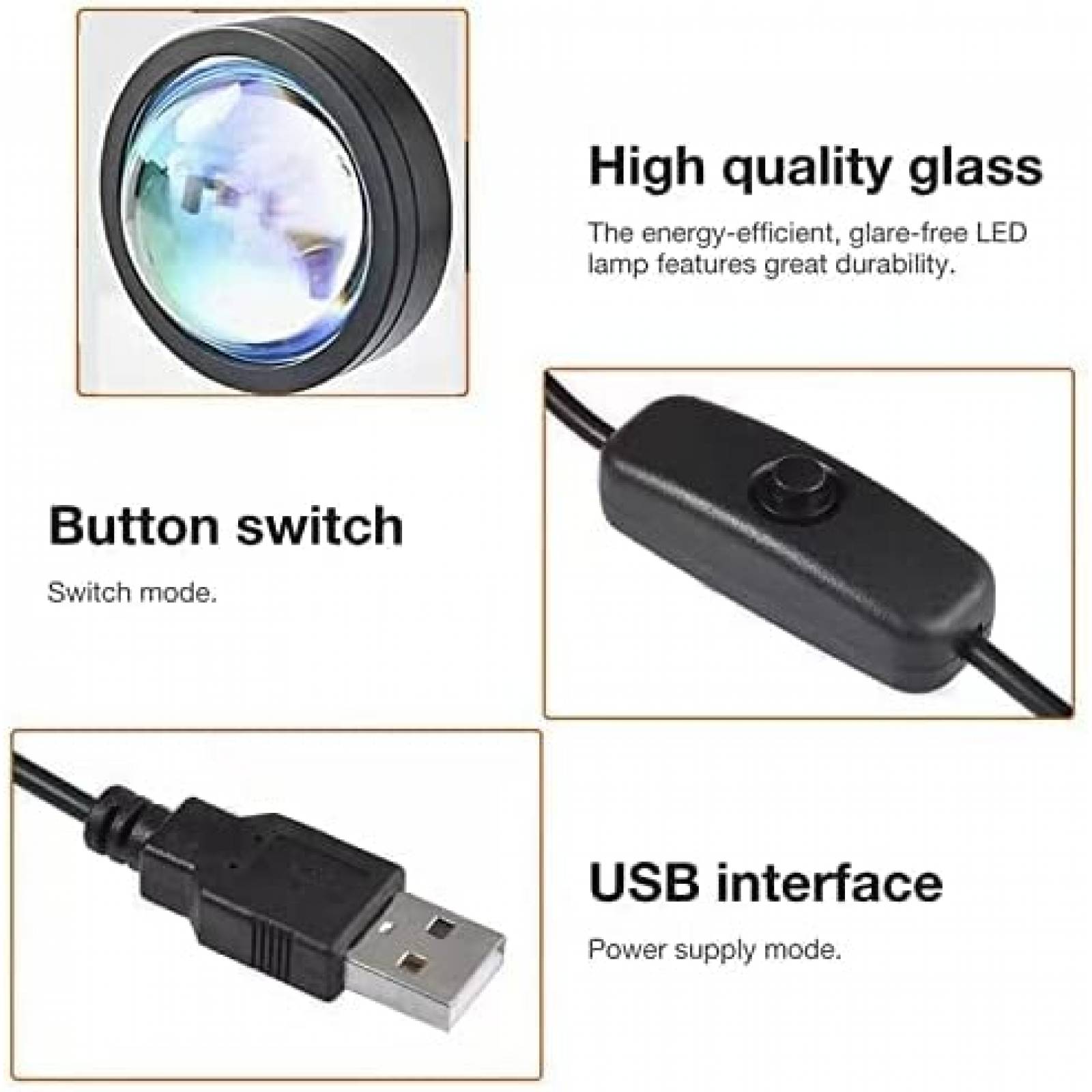 Lampara Proyector Z-SUPER de 360 16 Colores -Negro