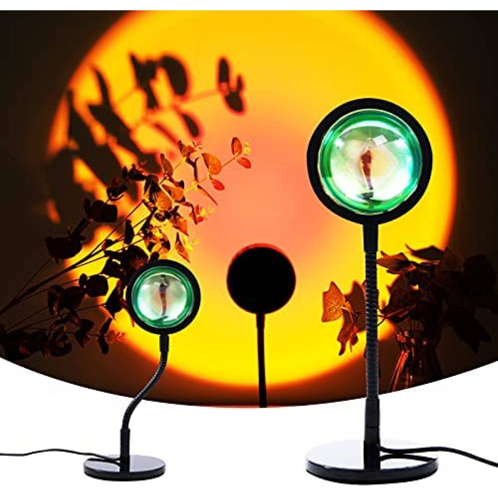 Lampara Proyector Vmifin de 360 con Luz LED -Negro