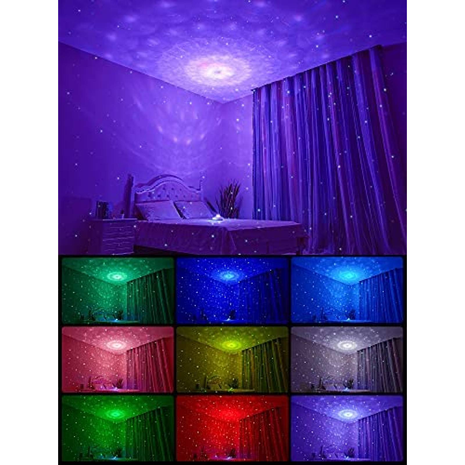 Luz de noche One Fire Bluetooth Musica Temporizador Cuarto