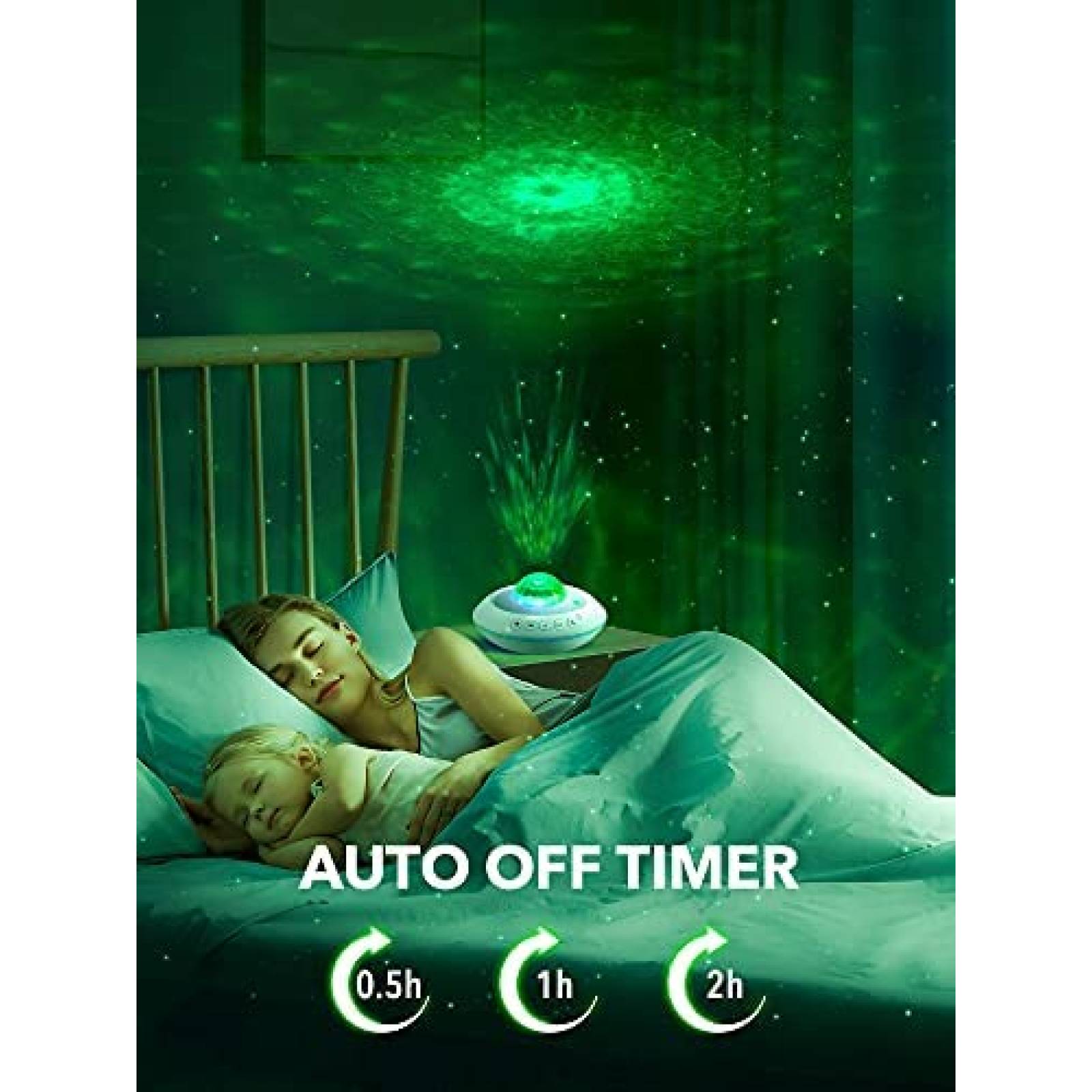 Luz de noche One Fire Bluetooth Musica Temporizador Cuarto