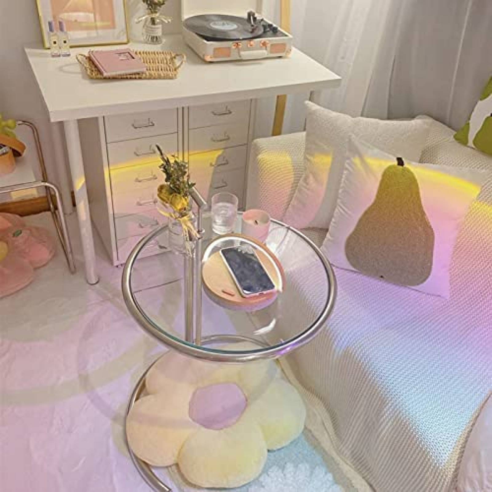 Lampara Proyector X-CHENG USB de 180 de Arco Iris -Negro