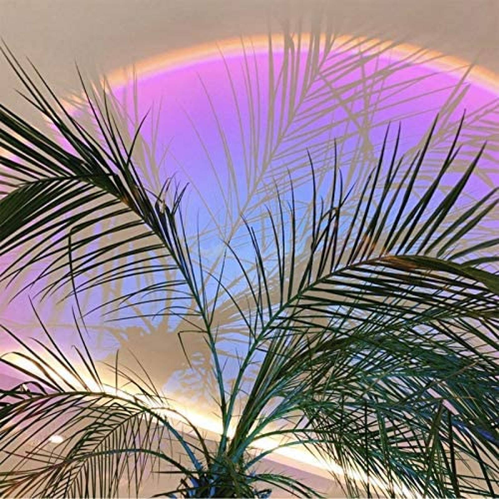 Lampara Proyector X-CHENG USB de 180 de Arco Iris -Negro