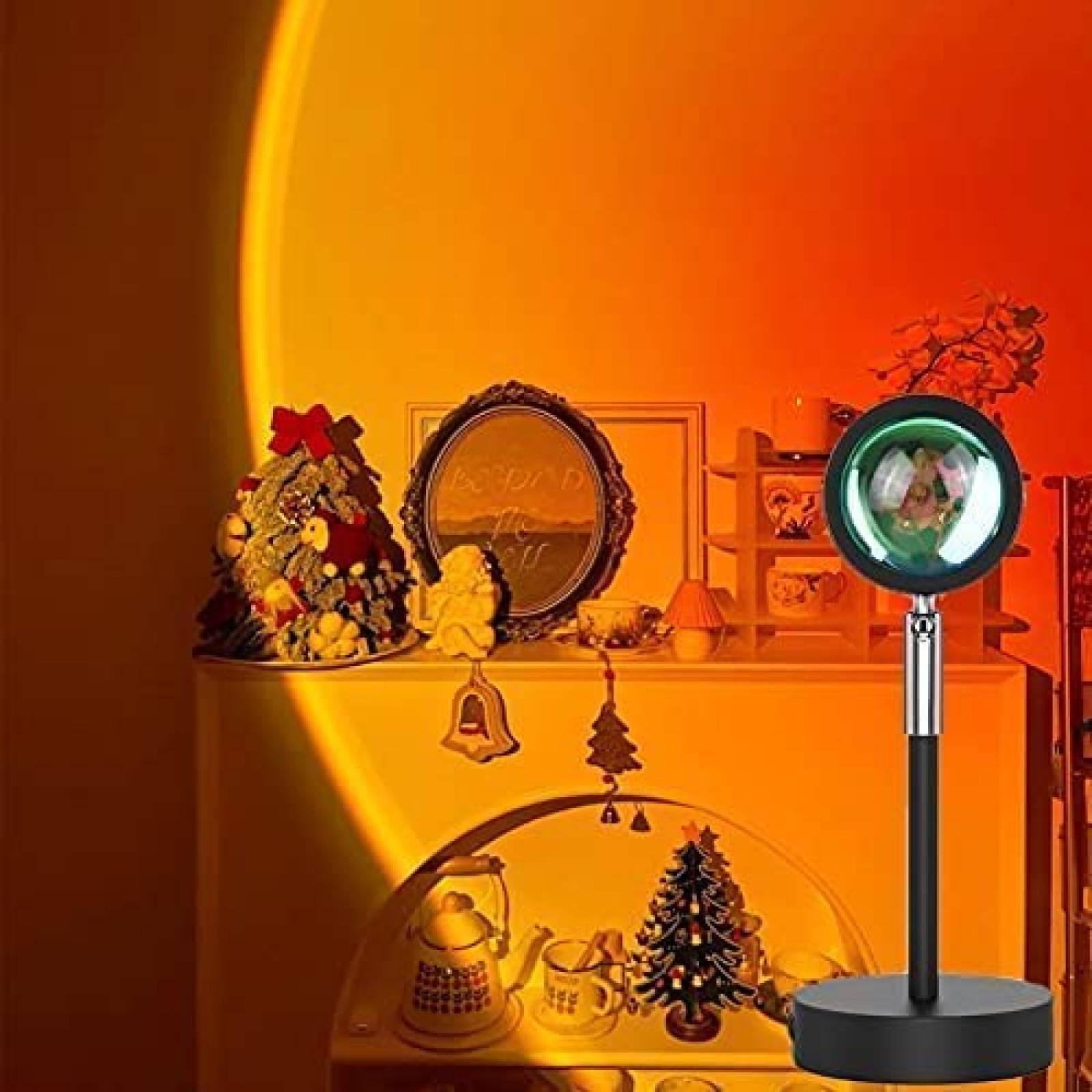 Lampara Proyector X-CHENG USB de 180 de Atardecer -Negro