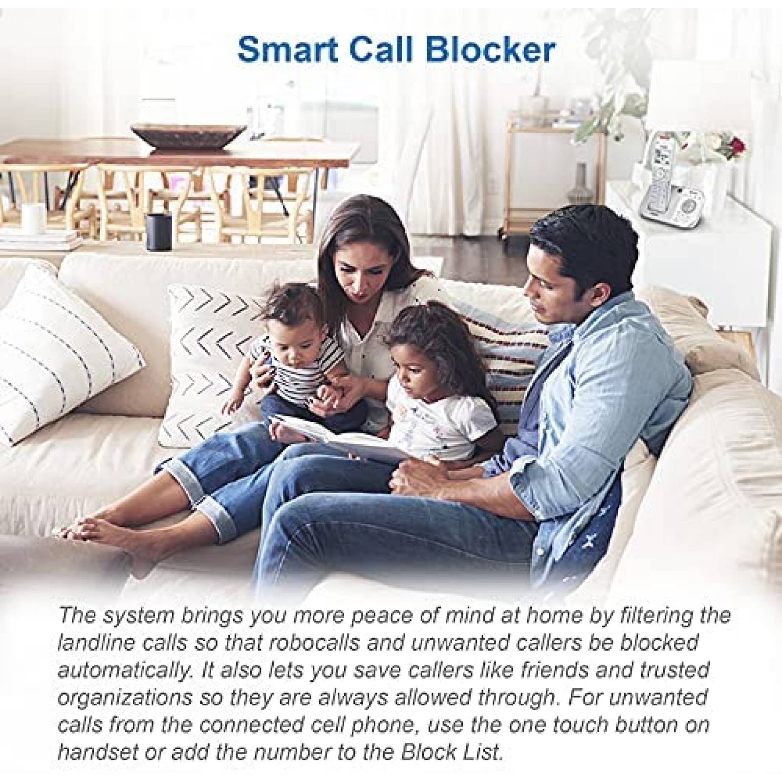 Telefonos VTech VS112-47 4 Pzs Bluetooth -Plateado