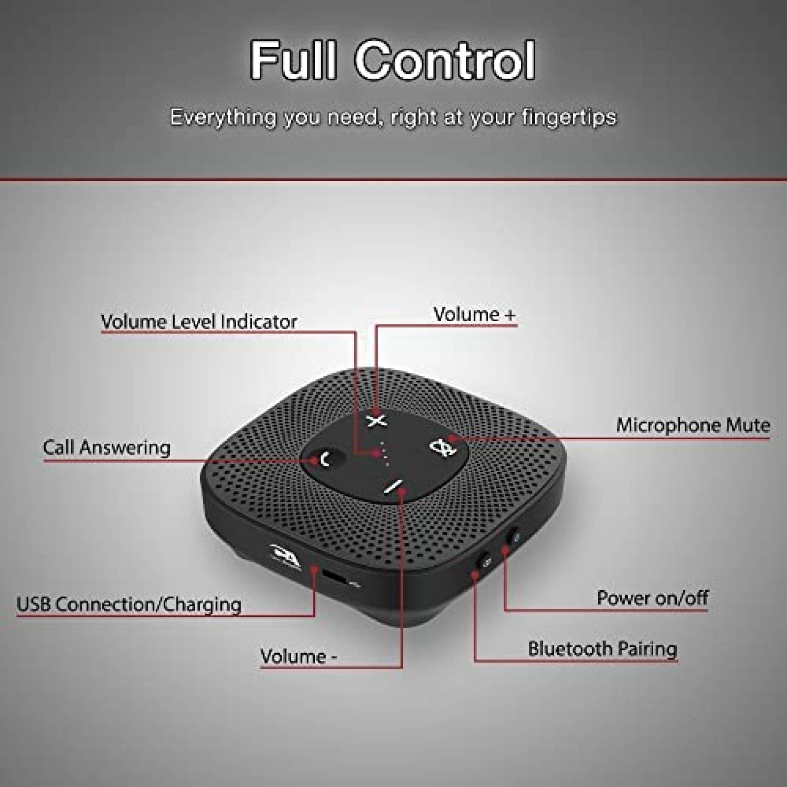 Bocina inalambrica Cyber Acoustics SP-2000 66ft -Negro