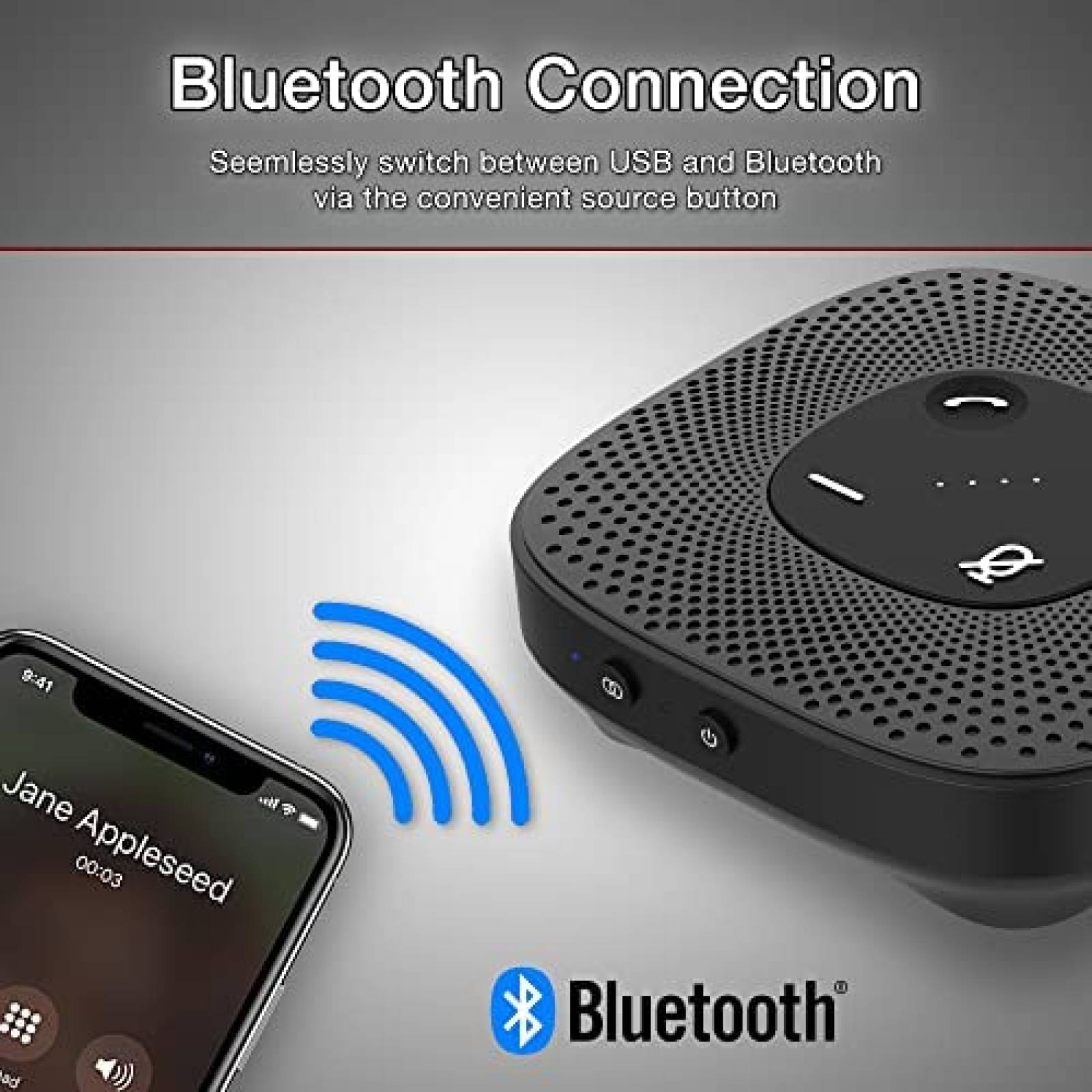 Bocina inalambrica Cyber Acoustics SP-2000 66ft -Negro