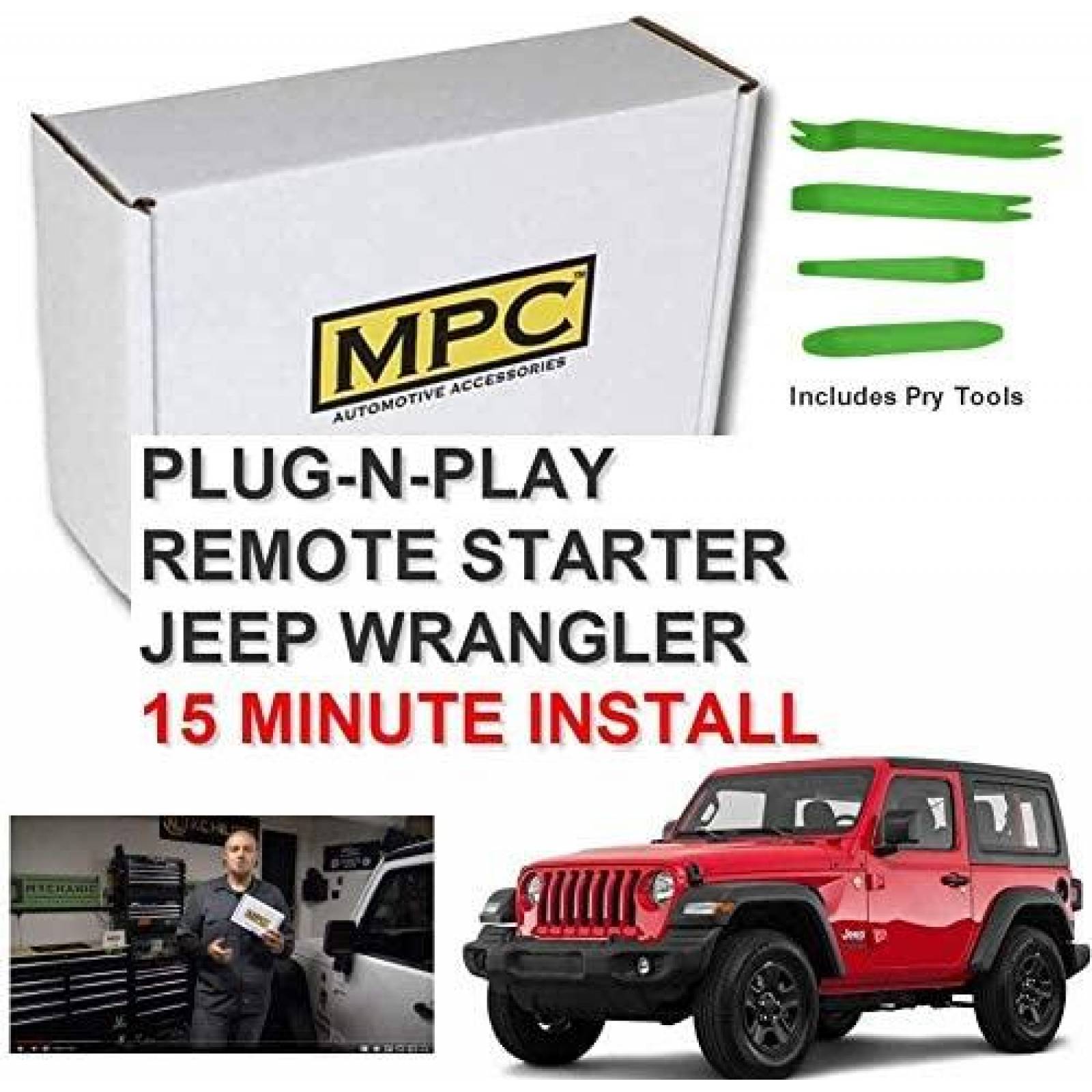 Sistema de Encendido Remoto MPC para Jeep 2007-18 -Negro
