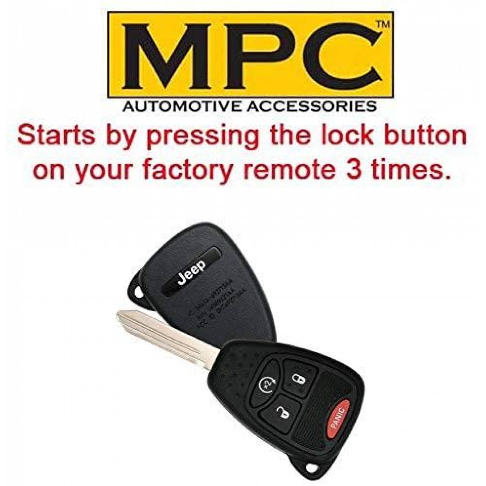 Sistema de Encendido Remoto MPC para Jeep 2007-18 -Negro