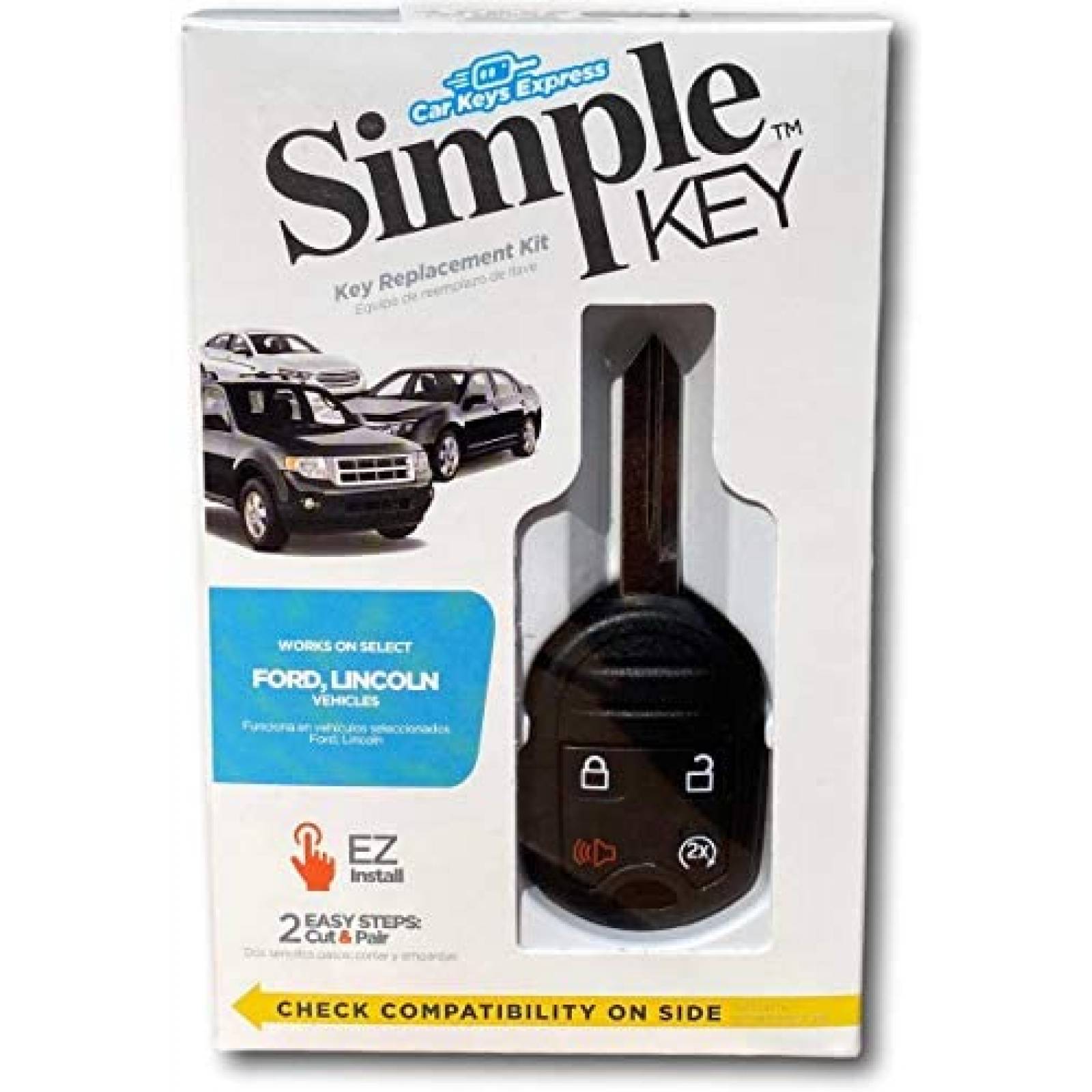 Control de Seguridad para Auto Car Keys Express c/Llave