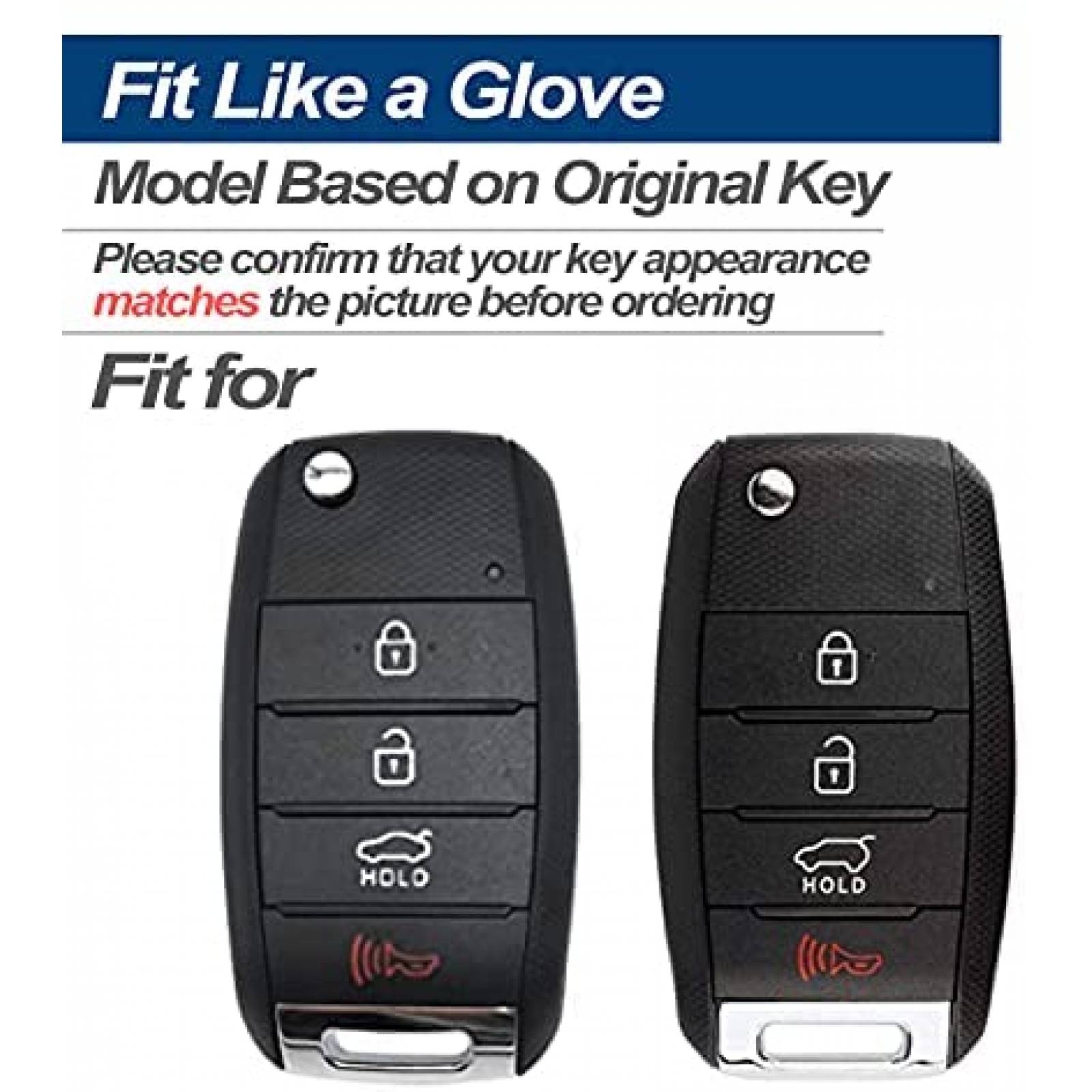 Llave Carro INFIPAR Kia Forte Optima Rio Rondo 4 Botones