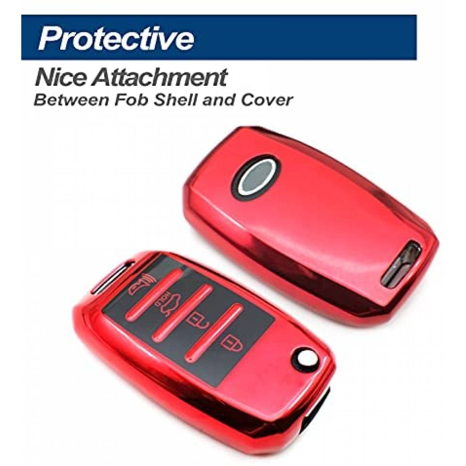 Llave Carro INFIPAR Kia Forte Optima Rio Rondo 4 Botones