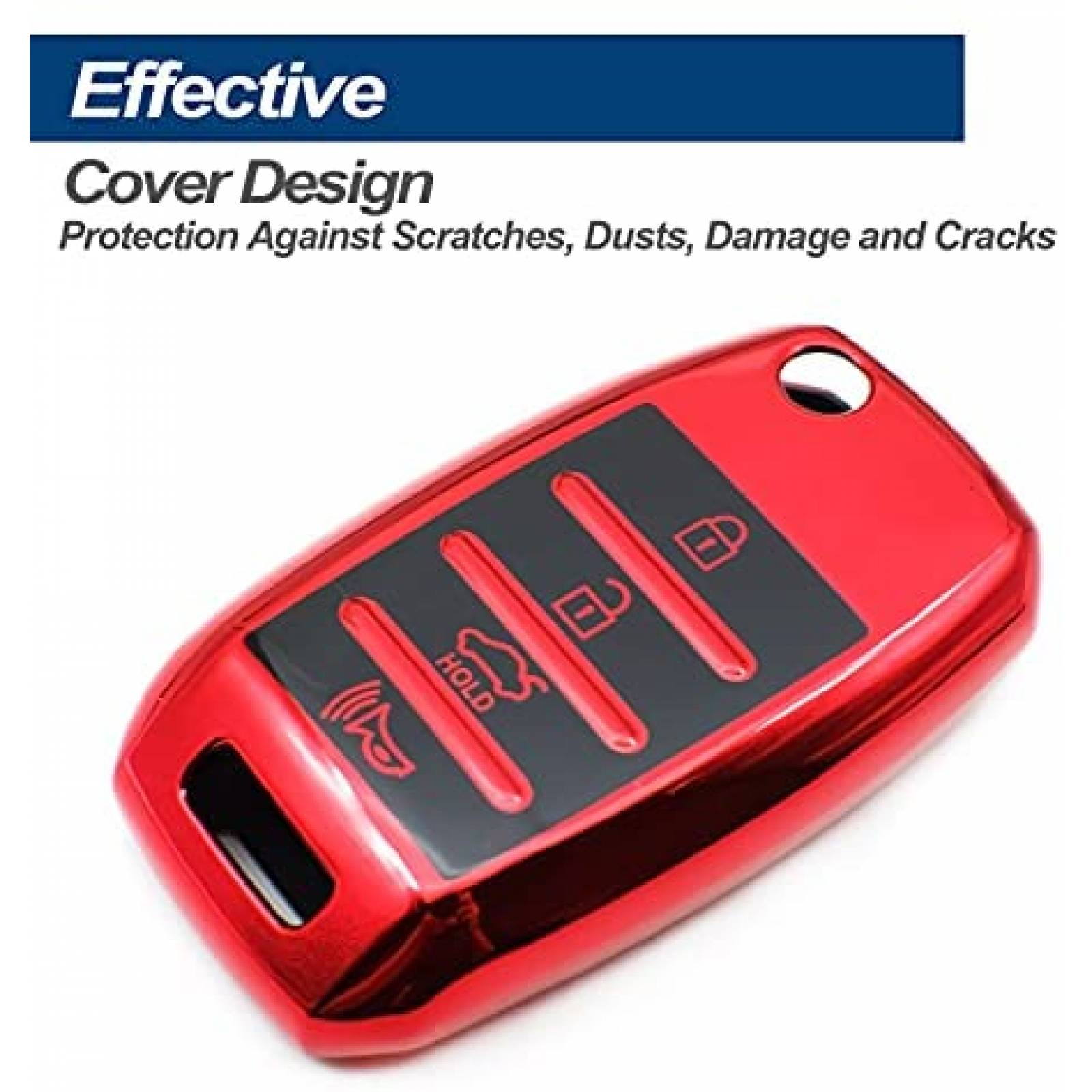 Llave Carro INFIPAR Kia Forte Optima Rio Rondo 4 Botones