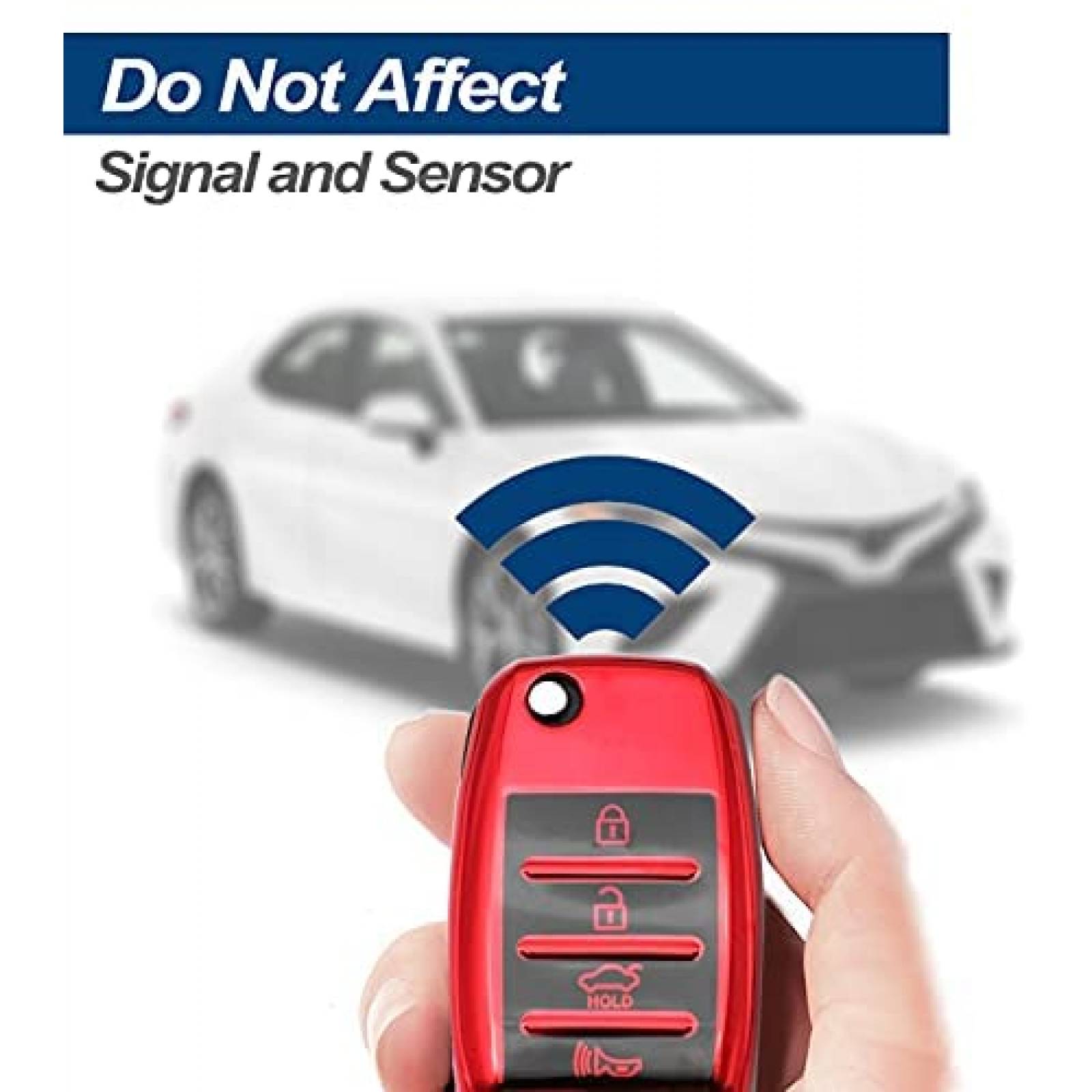 Llave Carro INFIPAR Kia Forte Optima Rio Rondo 4 Botones