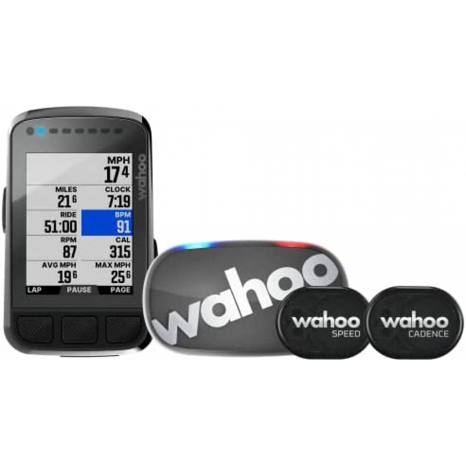 Kit Computadora Wahoo ELEMNT Bolt V2 GPS Ciclismo -Negro