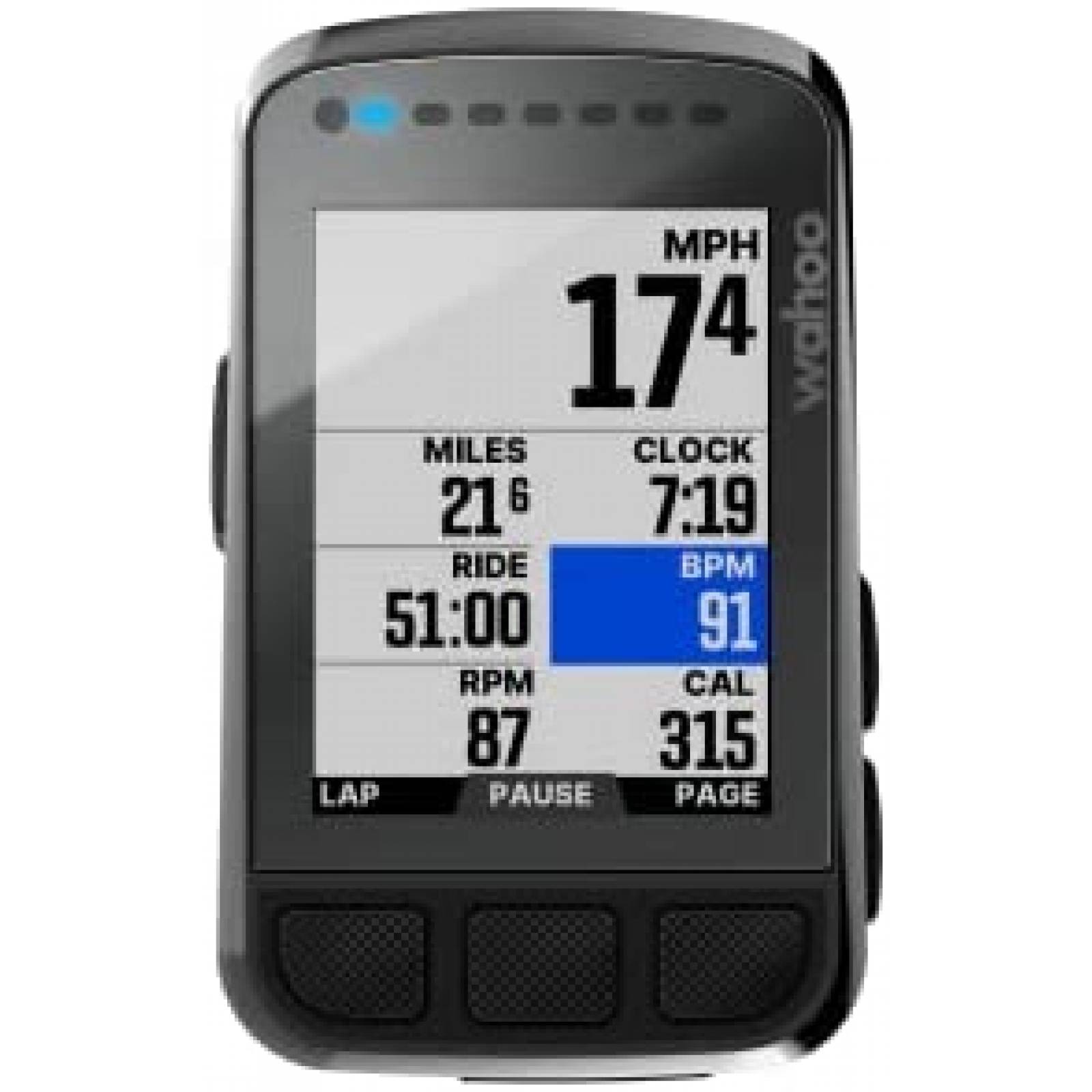 Computadora Wahoo Elemnt Bolt V2 GPS Ciclismo -Negro