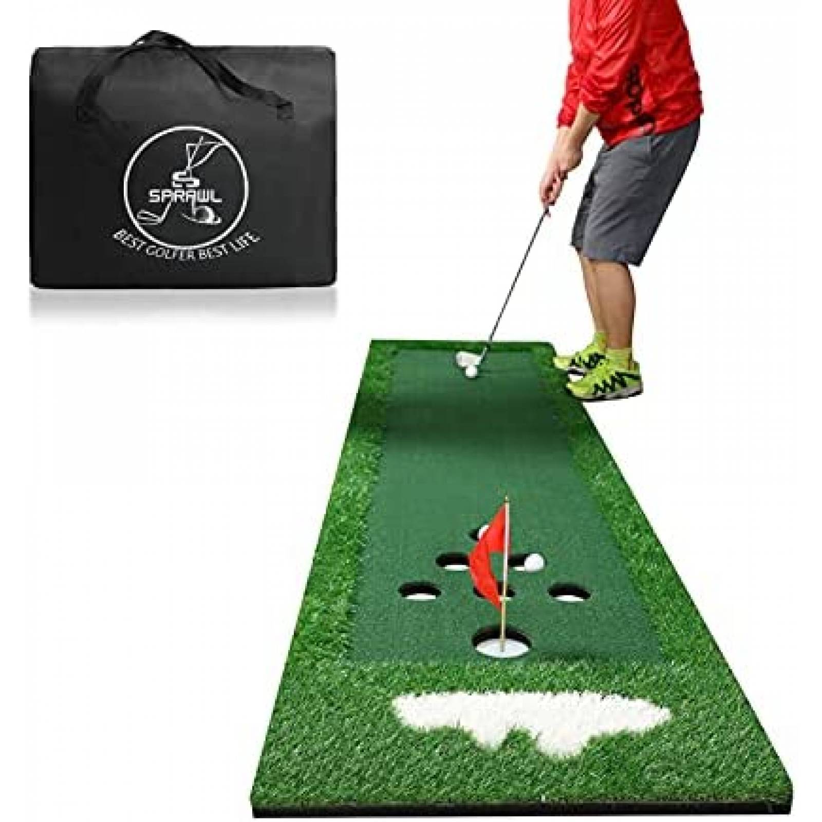 Juego De Mini Golf SPRAWL Interior y Exterior -Verde