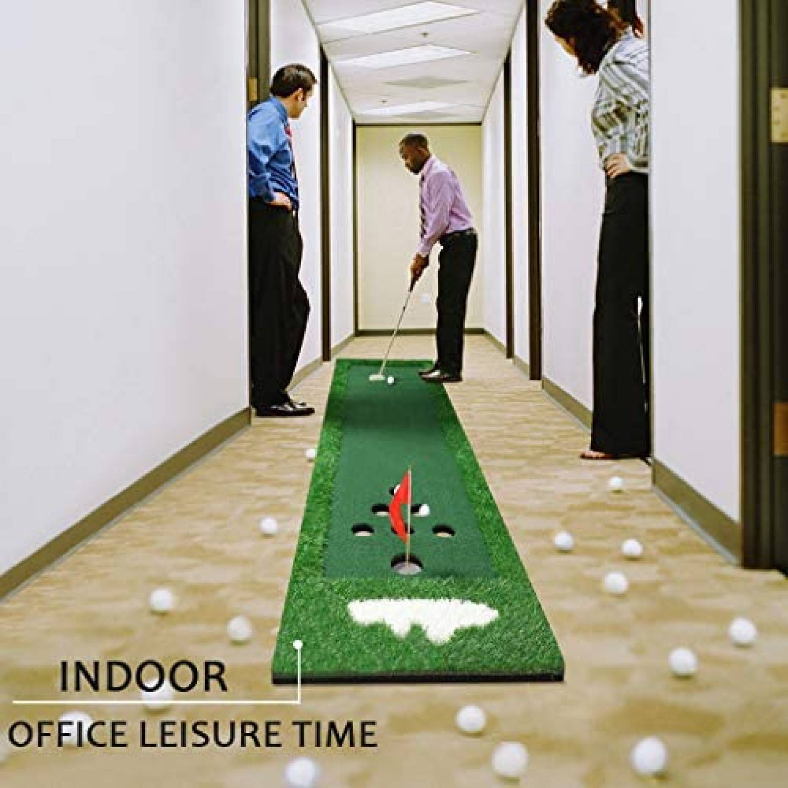 Juego De Mini Golf SPRAWL Interior y Exterior -Verde