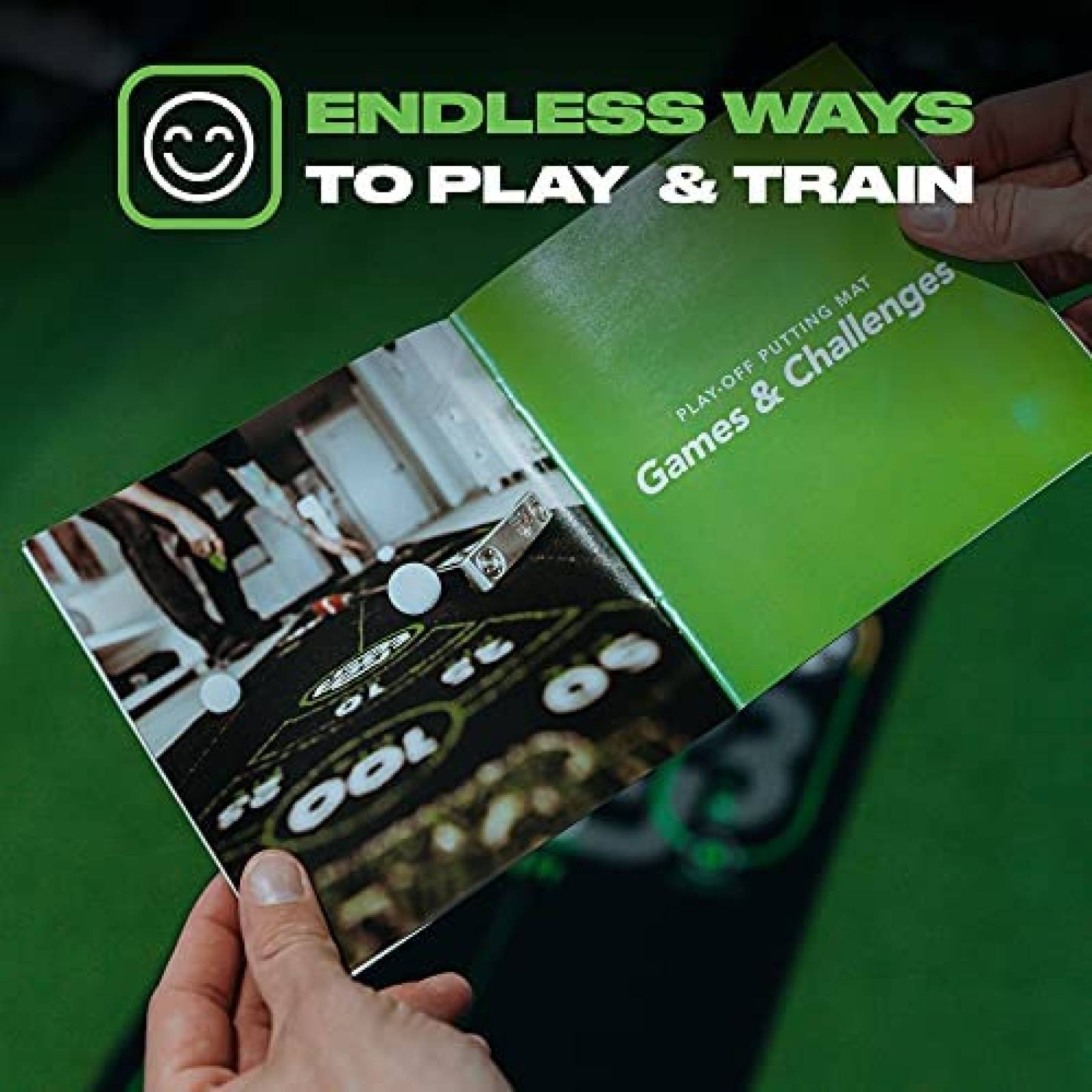 Juego De Mini Golf BACK 2 BASICS GOLF Para Practica -Negro