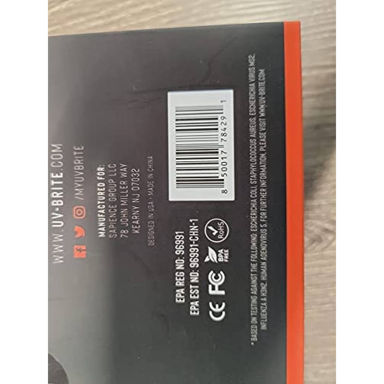 Termo Autolimpiante UVBRITE Recargable de 24 Onzas -Tropical