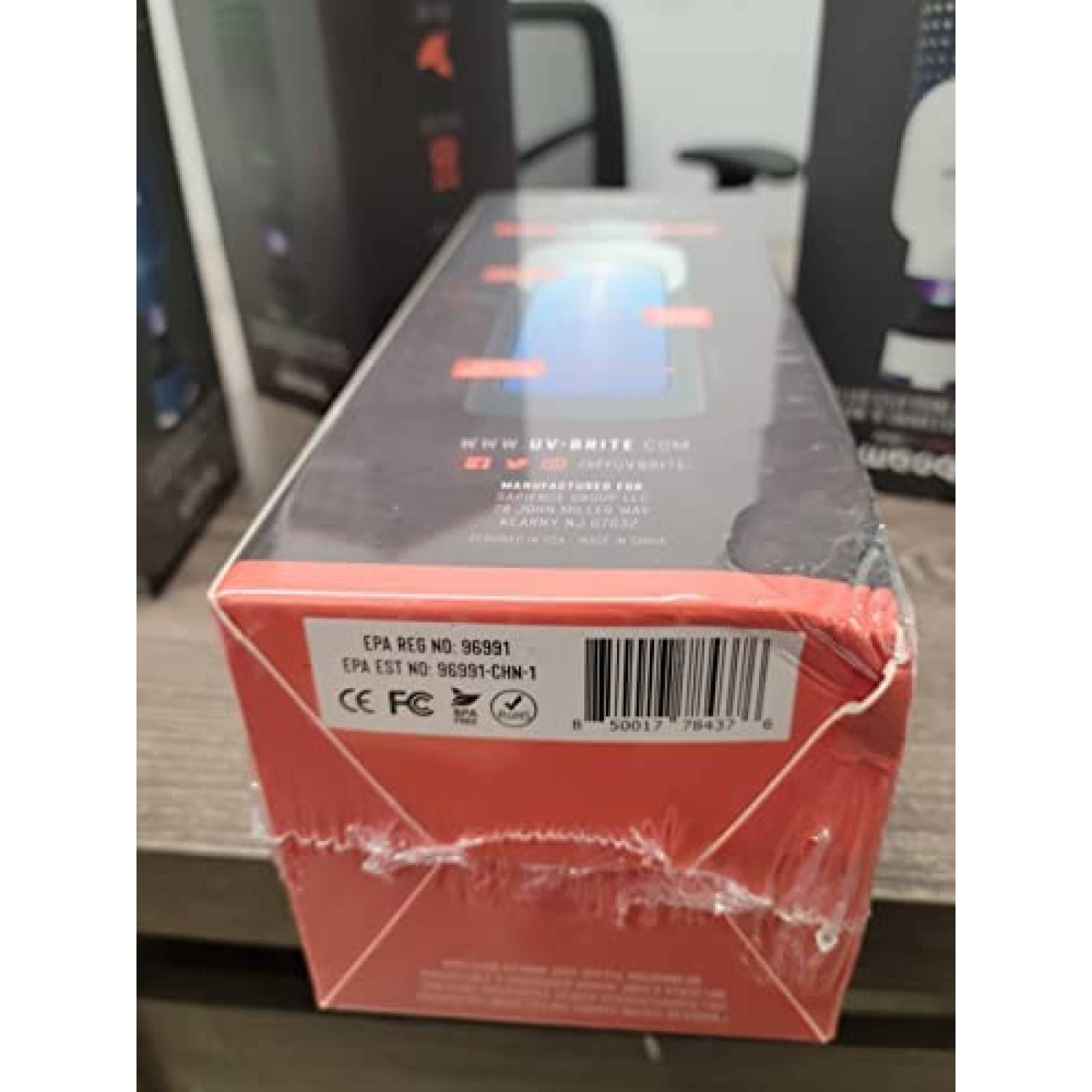 Termo Autolimpiante UVBRITE Recargable de 24 Onzas -Verde