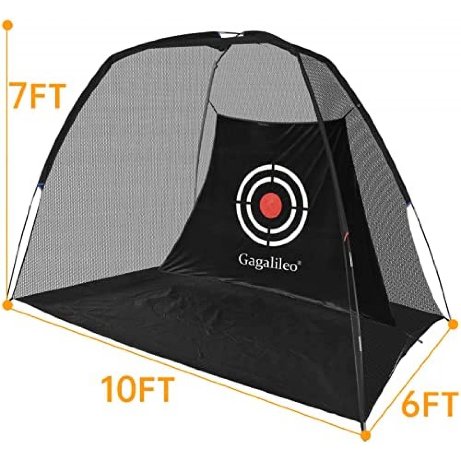 Red De Golf Practica Gagalileo Int y Ext De Poliester -Negro