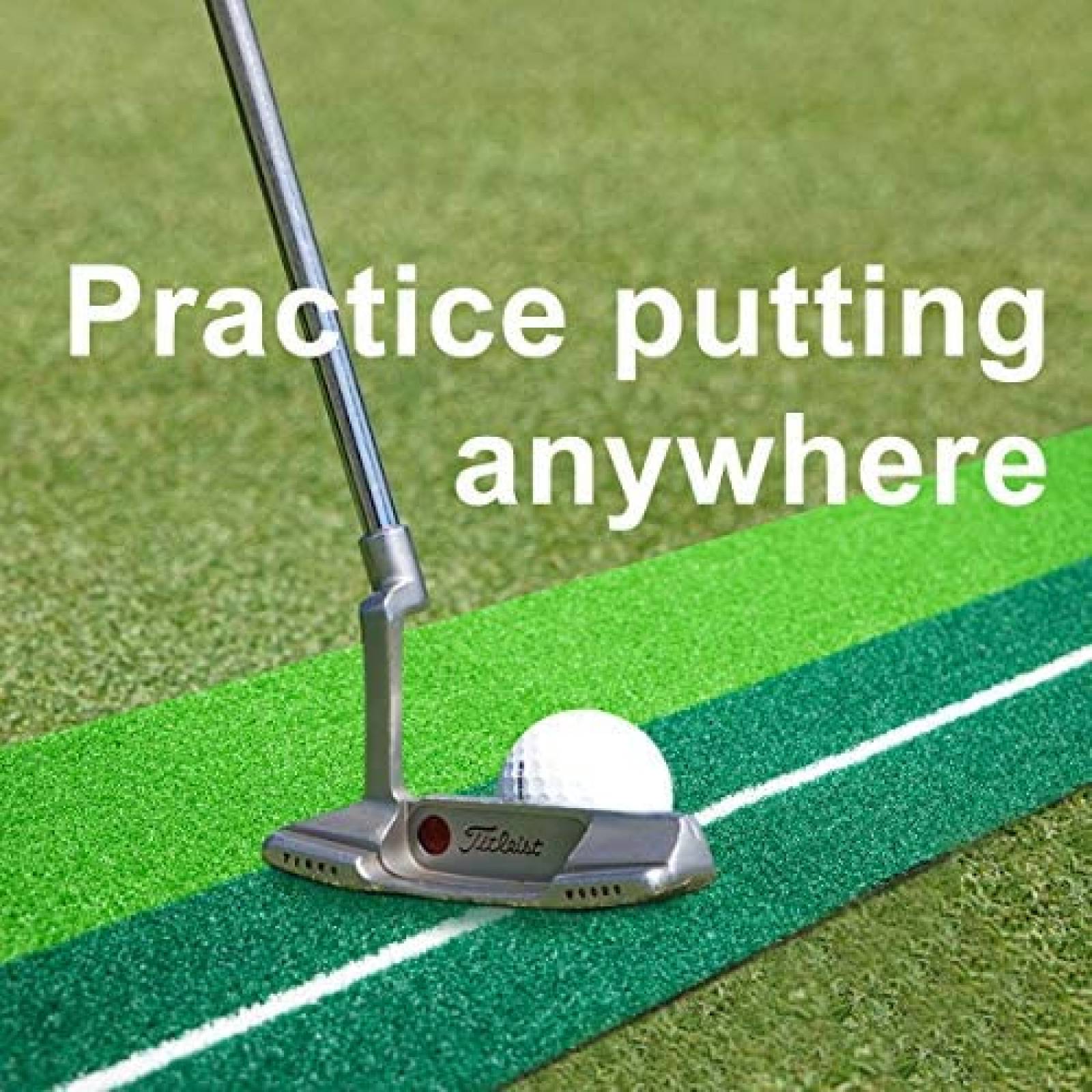 Juego De Mini Golf Aliennana Largo de 9.84 pies -Verde