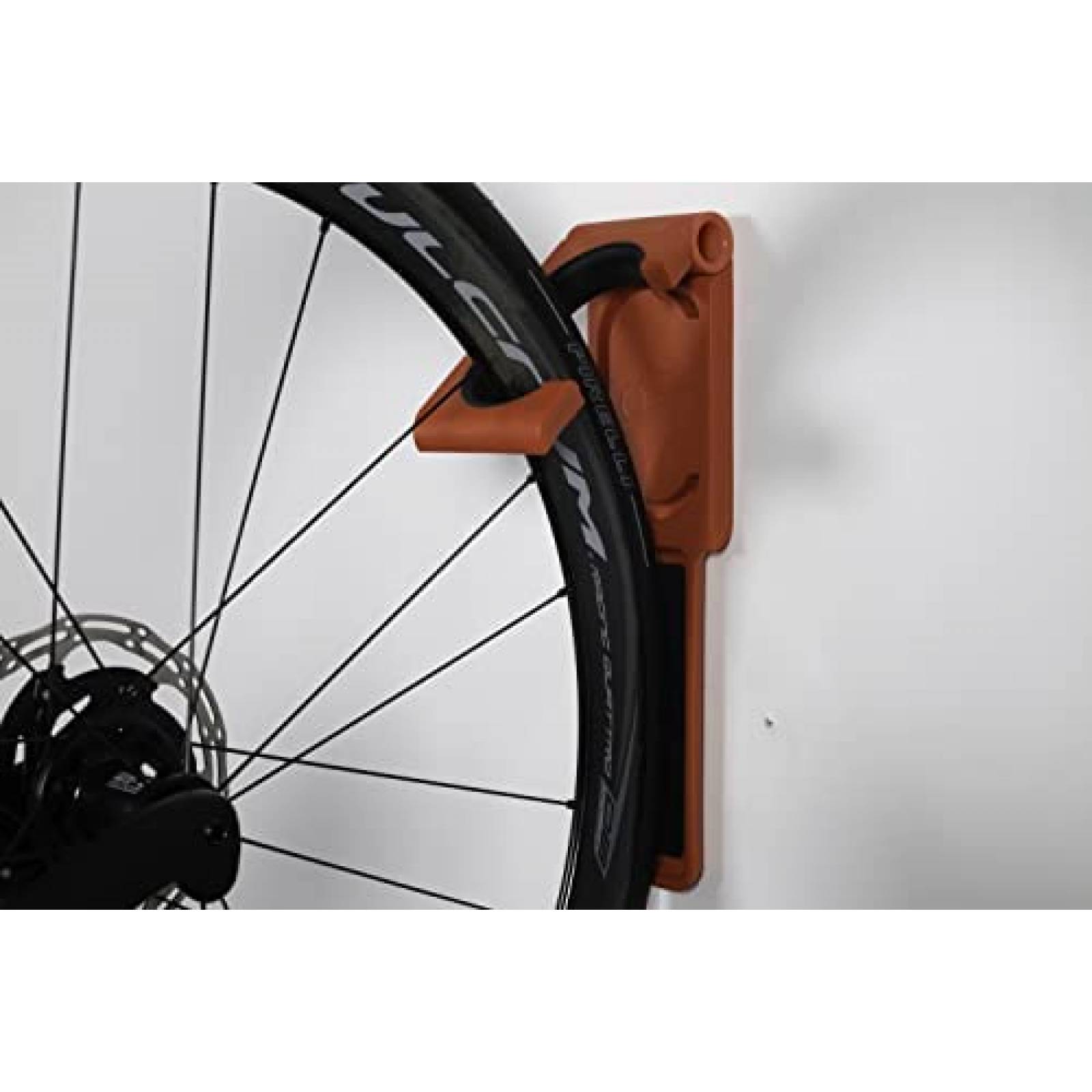 Montaje de Pared Cycloc Endo Bicicleta Llanta Vertical Negro