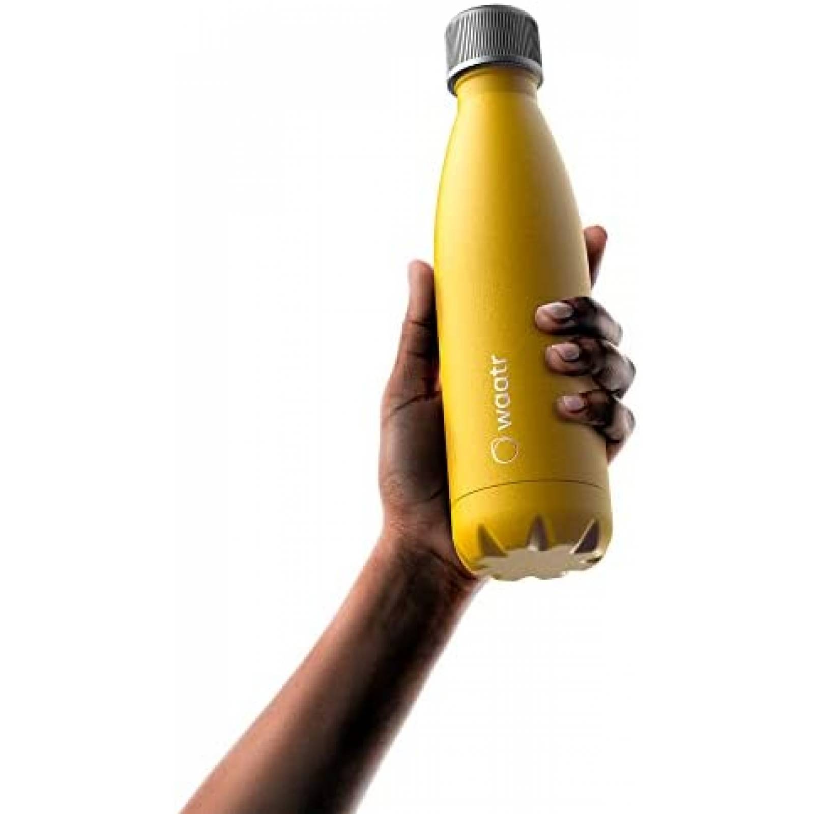 Termo Autolimpiante CrazyCap de Acero Cap 25 Onzas -Amarillo