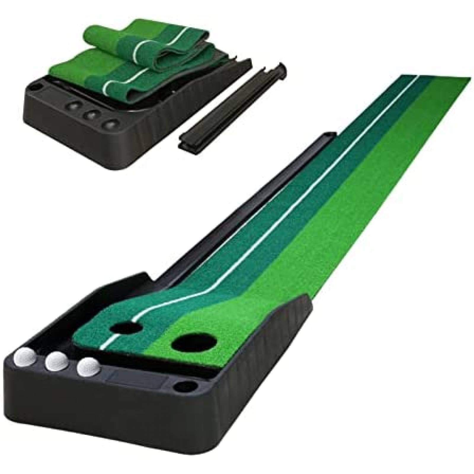 Juego De Mini Golf Nicheo Retorno Automatico -Verde